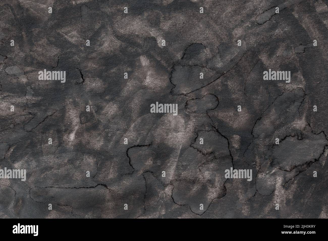 texture d'arrière-plan peinte en aquarelle gris foncé Banque D'Images
