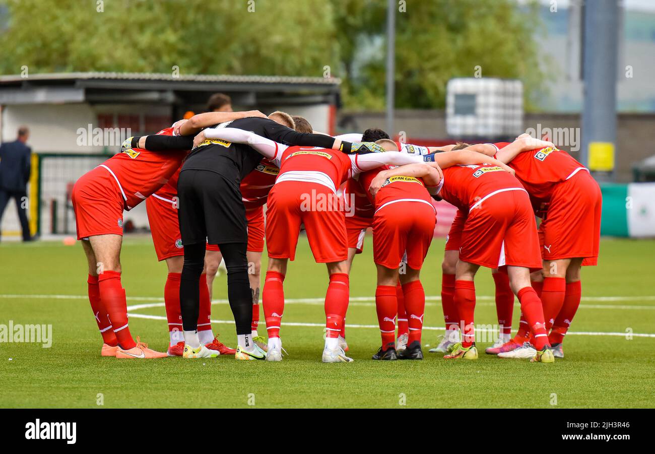 Cliftonville contre DAC 1904 - UEFA Europa Conference League Banque D'Images