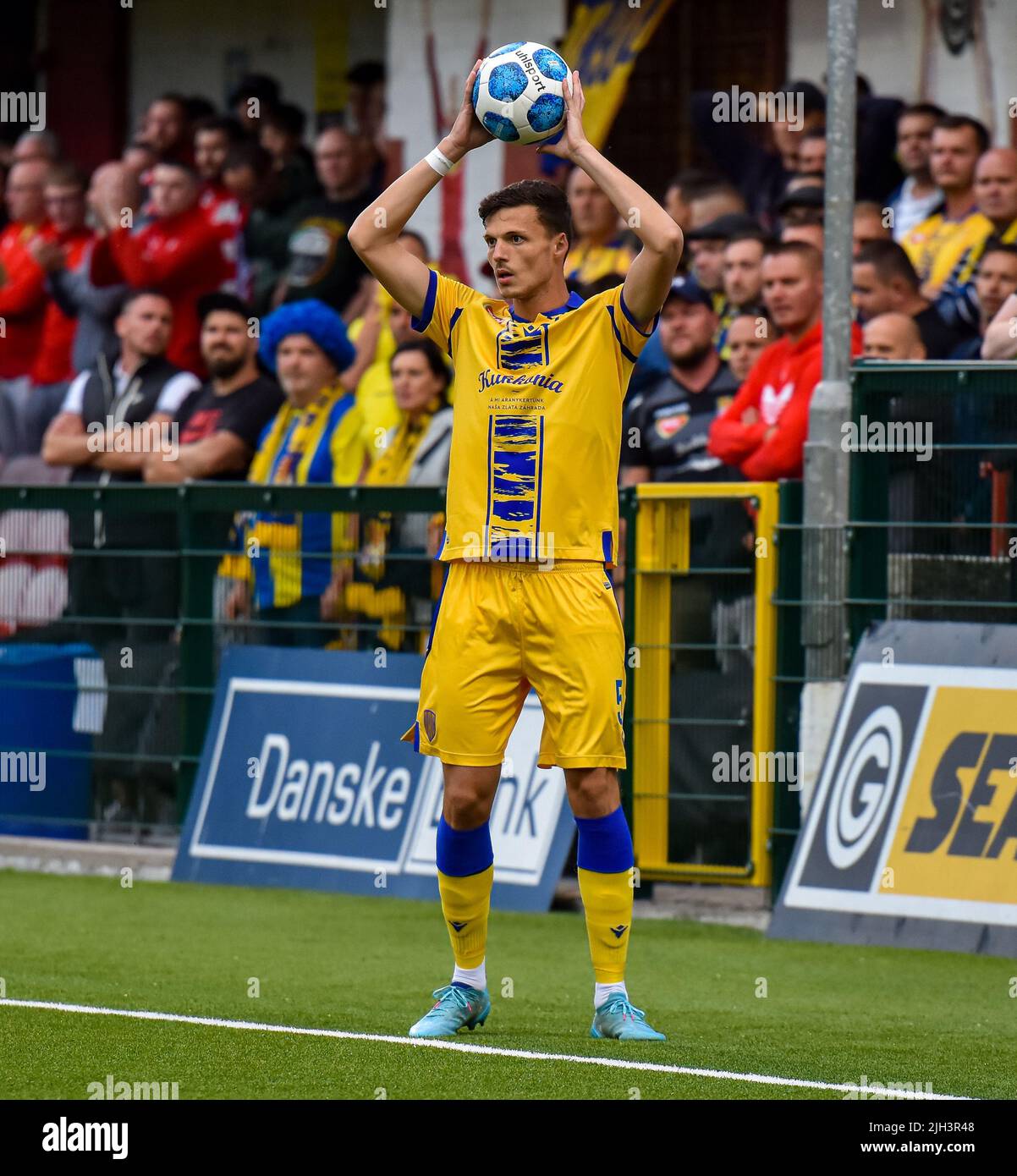 Cliftonville contre DAC 1904 - UEFA Europa Conference League Banque D'Images