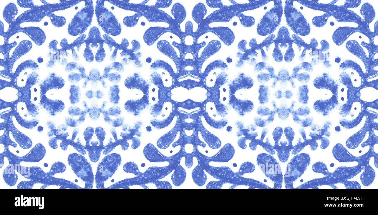 Modèle espagnol.Céramique Talavera sans couture.Arrière-plan italien vintage. Banque D'Images