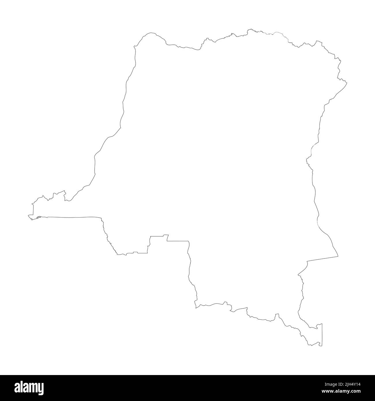Carte vectorielle de la République démocratique du Congo Illustration de Vecteur Carte vectorielle de la République démocratique du Congo Illustration de Vecteur