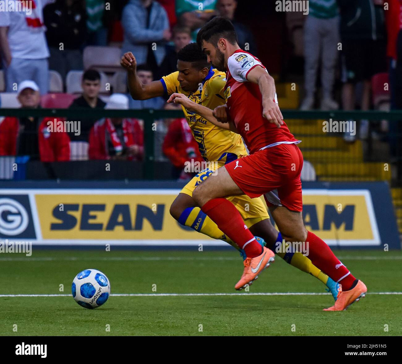 Cliftonville contre DAC 1904 - UEFA Europa Conference League Banque D'Images