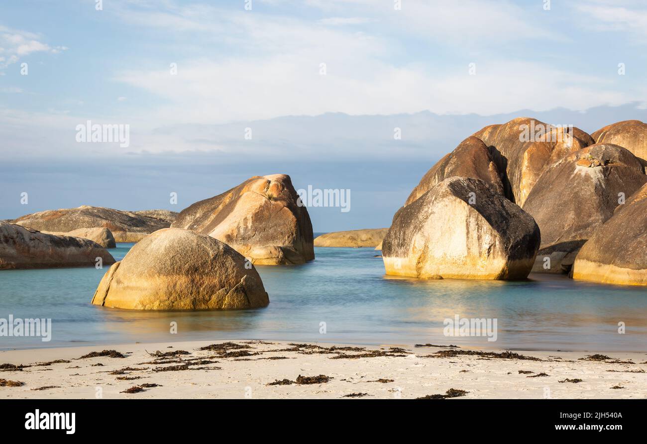 Eaux toujours autour d'Elephant Rocks, Danemark, Australie occidentale Banque D'Images