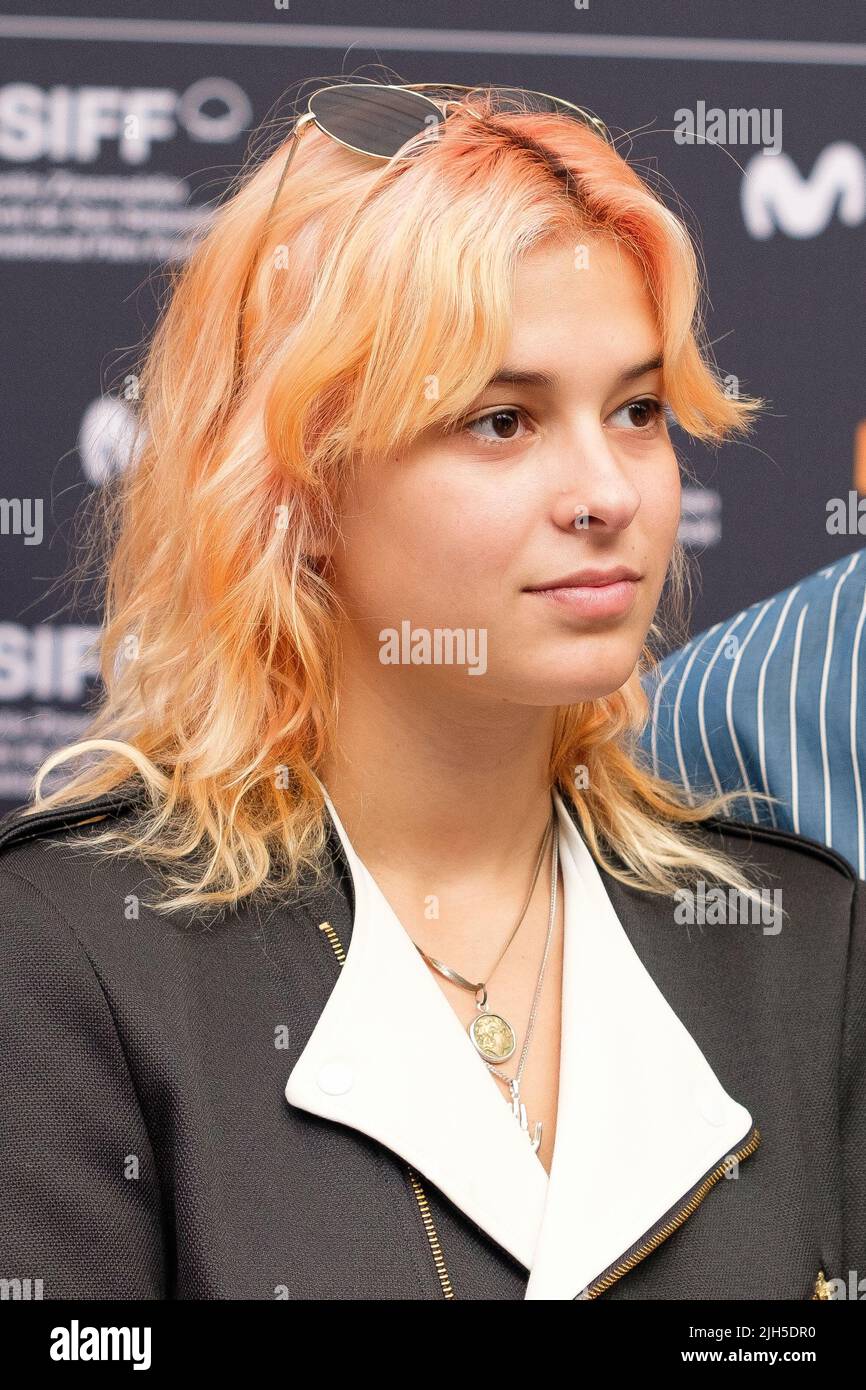 Madrid, Espagne. 15th juillet 2022. Dora Postigo participe à la présentation du Festival du film de San Sebastian 2022 à l'Academia de Cine à Madrid. Crédit : SOPA Images Limited/Alamy Live News Banque D'Images