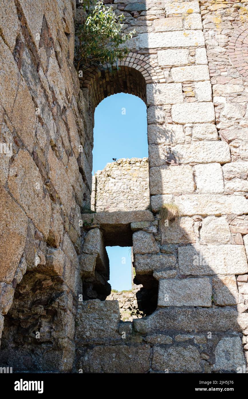 Mine South Wheal Francis, Cornwall Banque D'Images