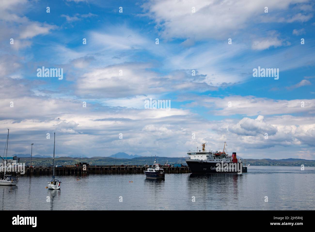CalMac Ferry à Mallaig, Écosse Banque D'Images