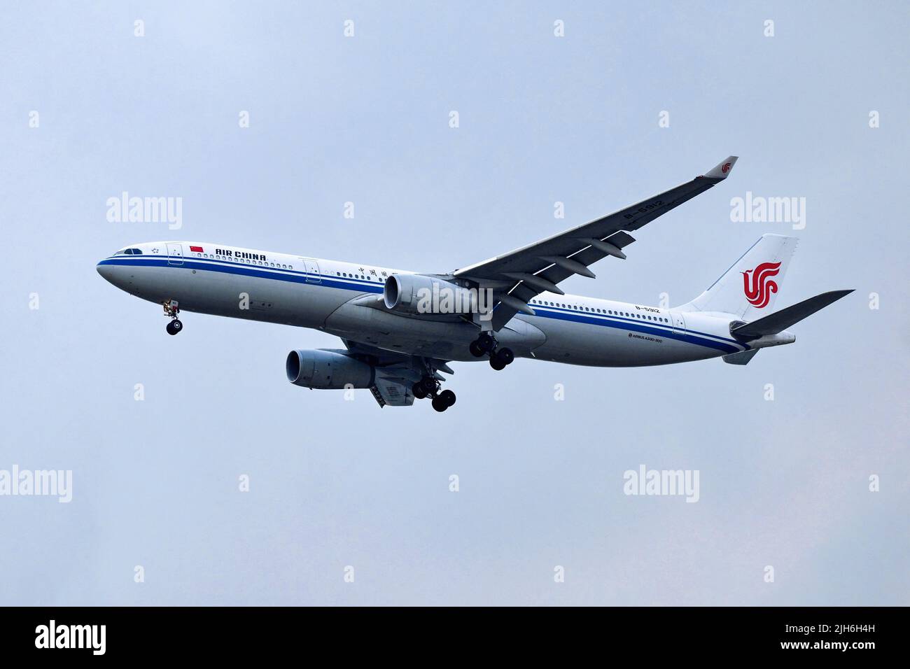 Aircraft Air China, Airbus A330-300, B-5912, Bangkok, Thaïlande Banque D'Images
