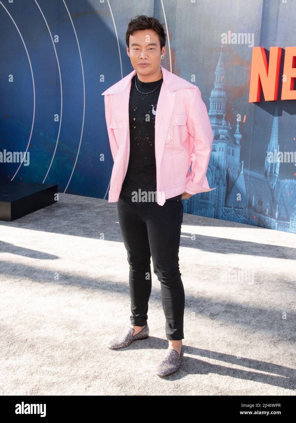 13 juillet 2022, Hollywood, Californie, Etats-Unis: Kane Lim participe à la première mondiale de Netflix ''l'homme gris' (Credit image: © Billy Bennight/ZUMA Press Wire) Banque D'Images