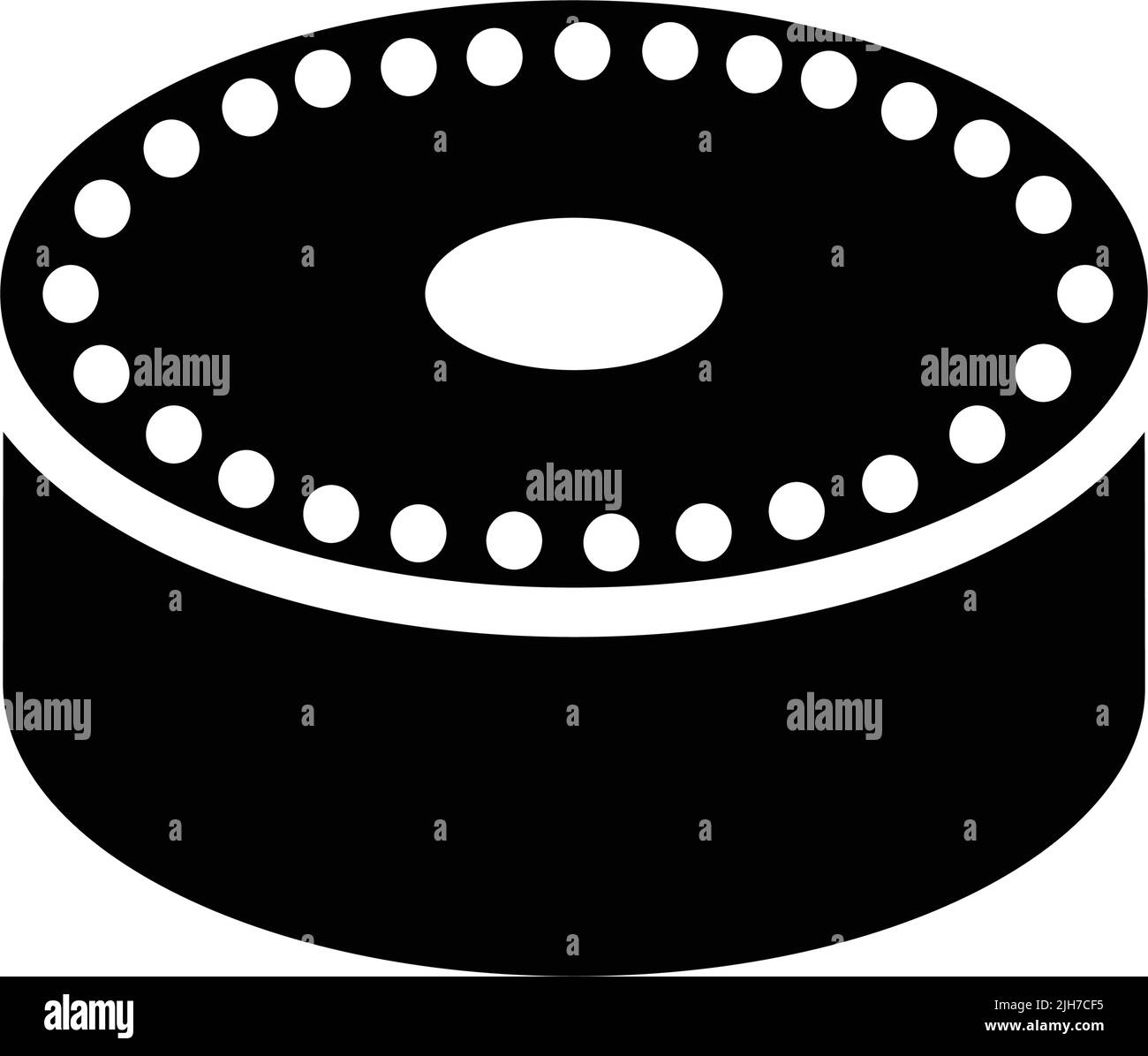 Alexa, amazon, dot, echo, Smart Icon - parfait pour la conception et le développement de sites Web, de fichiers imprimés et de présentations, de supports promotionnels et m Illustration de Vecteur