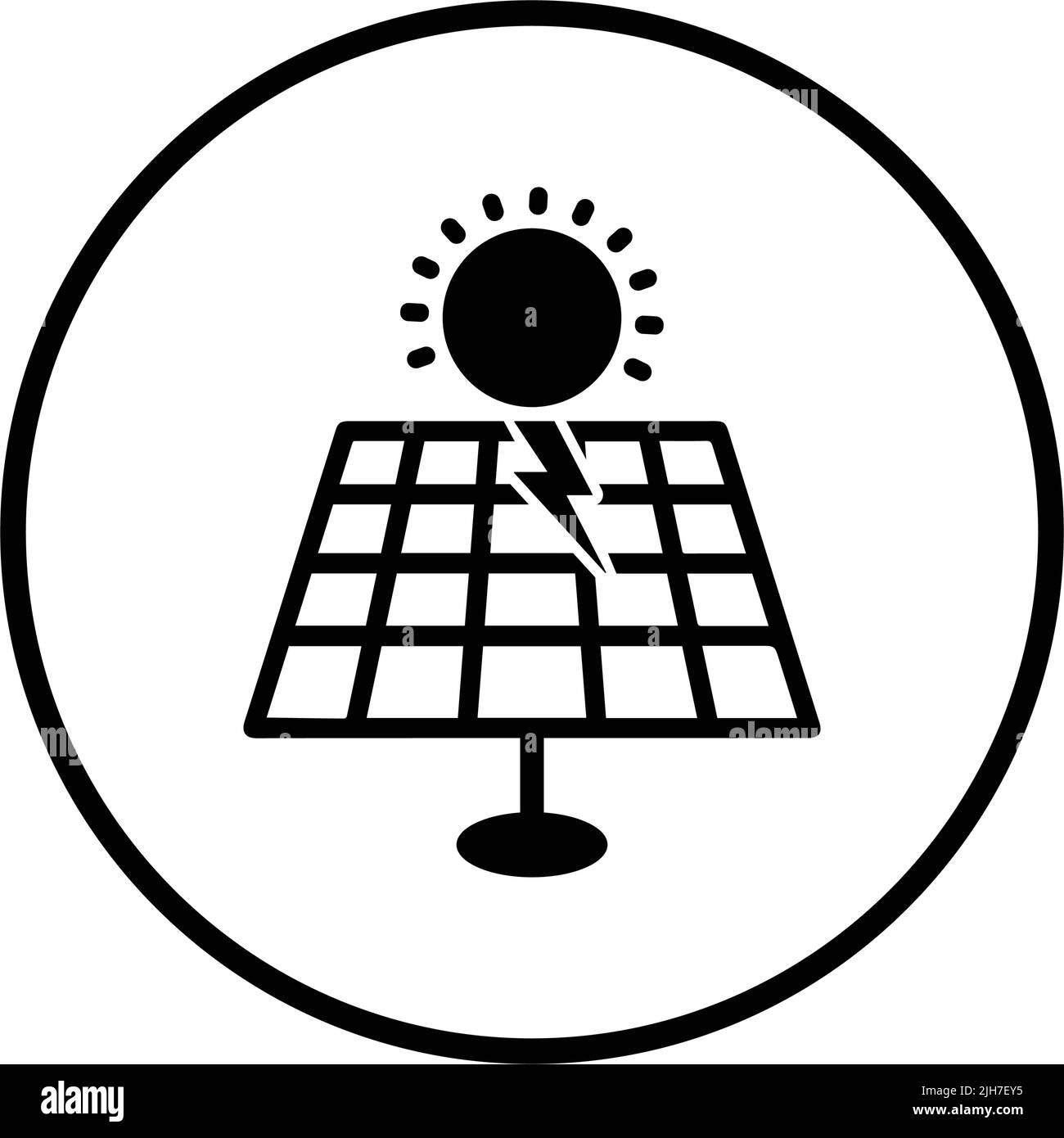 Energy, Solar, Sun, panel Icon - fichier EPS vectoriel. Utilisation parfaite pour les supports d'impression, le Web, les images de stock, l'utilisation commerciale ou tout type de projet de conception. Illustration de Vecteur