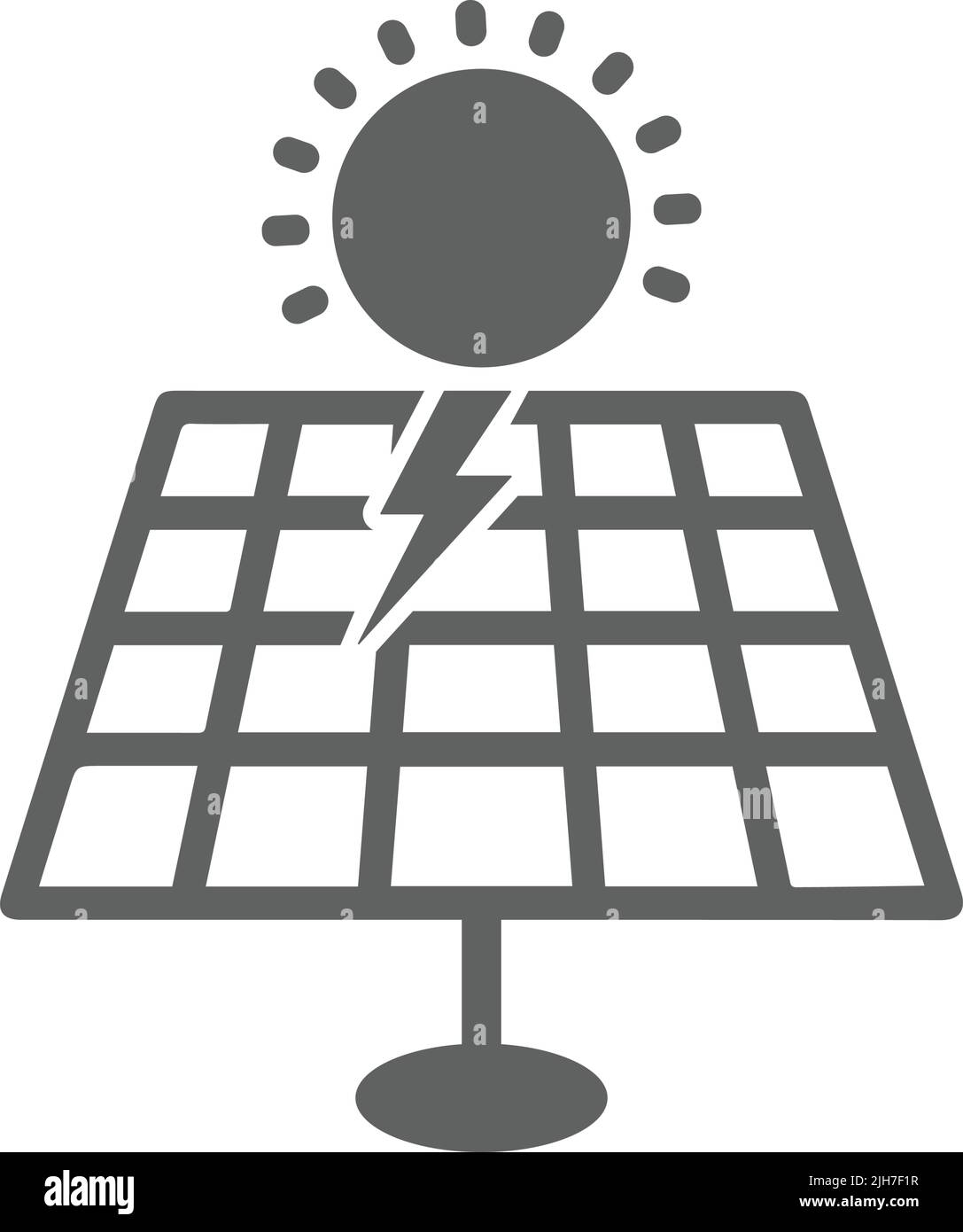 Energy, Solar, Sun, panel Icon - fichier EPS vectoriel. Utilisation parfaite pour les supports d'impression, le Web, les images de stock, l'utilisation commerciale ou tout type de projet de conception. Illustration de Vecteur