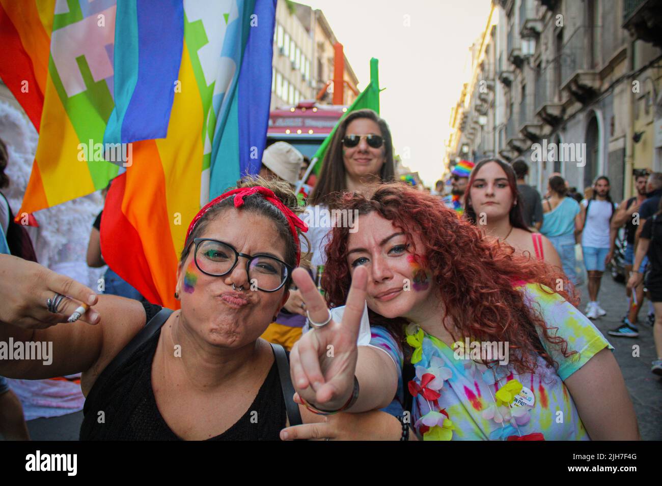 Catane Pride 2 Luglio 2022 Banque D'Images