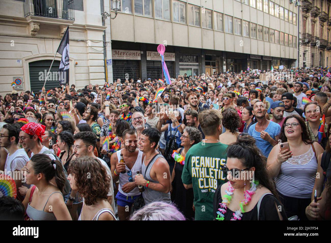 Catane Pride 2 Luglio 2022 Banque D'Images