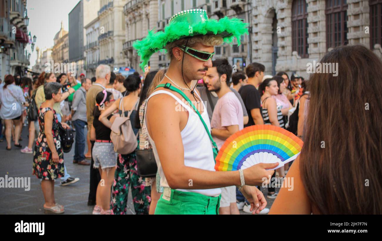 Catane Pride 2 Luglio 2022 Banque D'Images