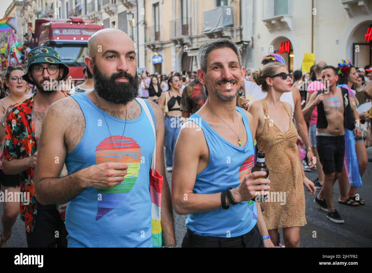 Catane Pride 2 Luglio 2022 Banque D'Images