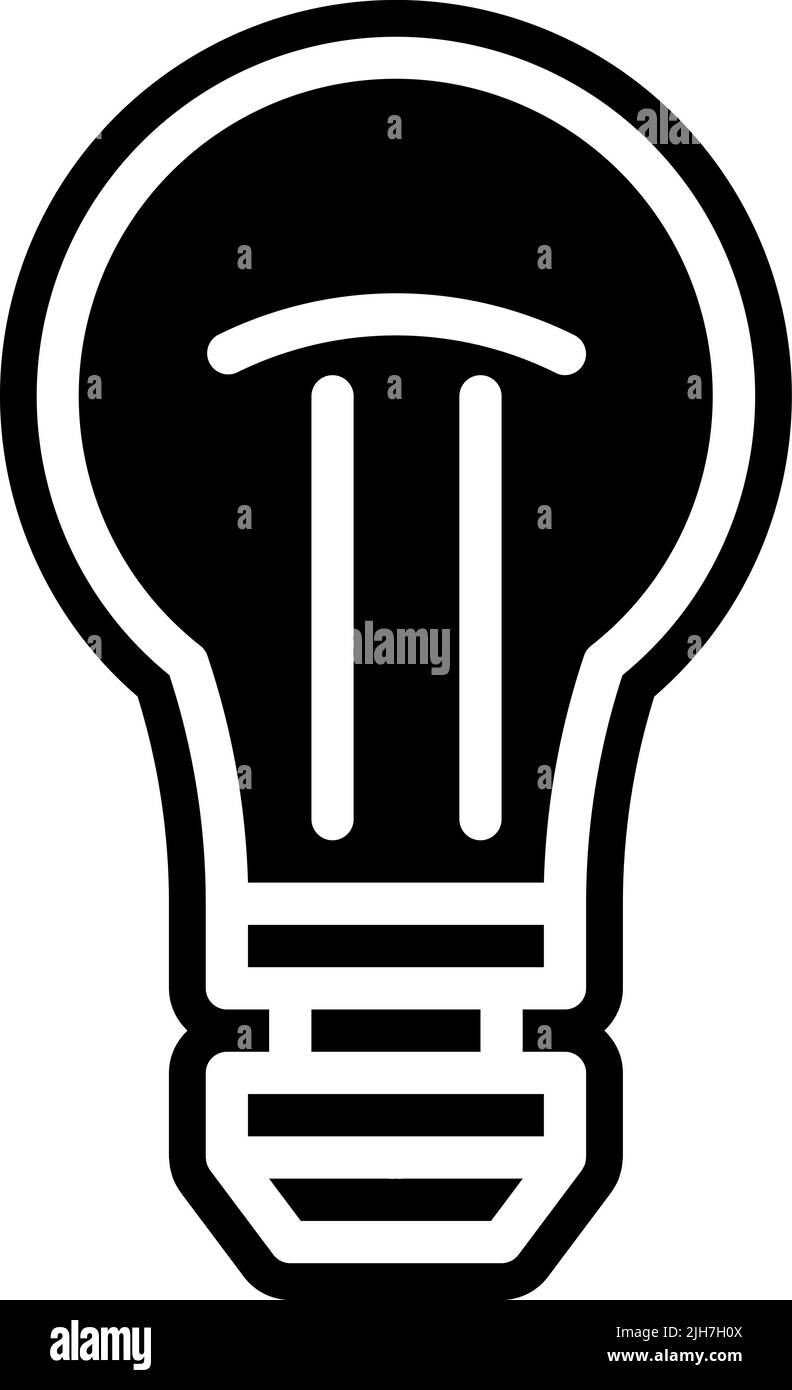 Icône de lampe design Illustration de Vecteur