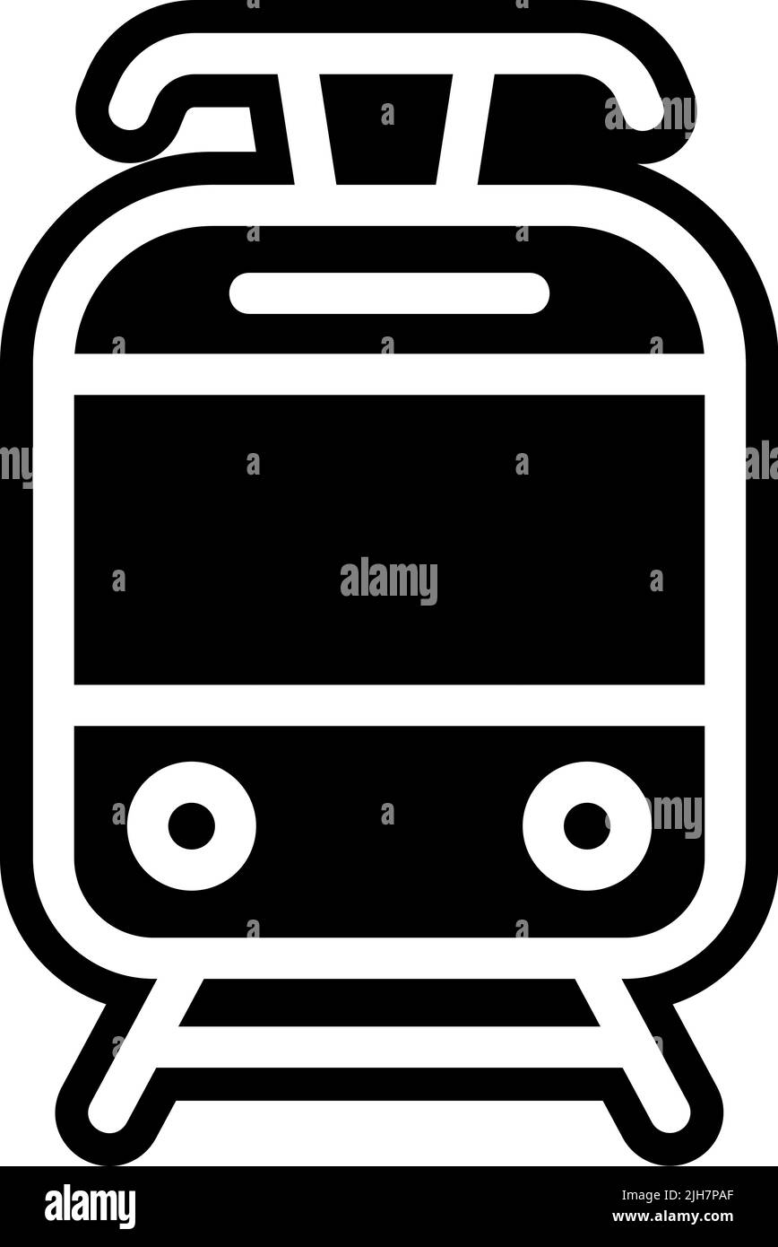 Icône du tramway de Singapour Illustration de Vecteur