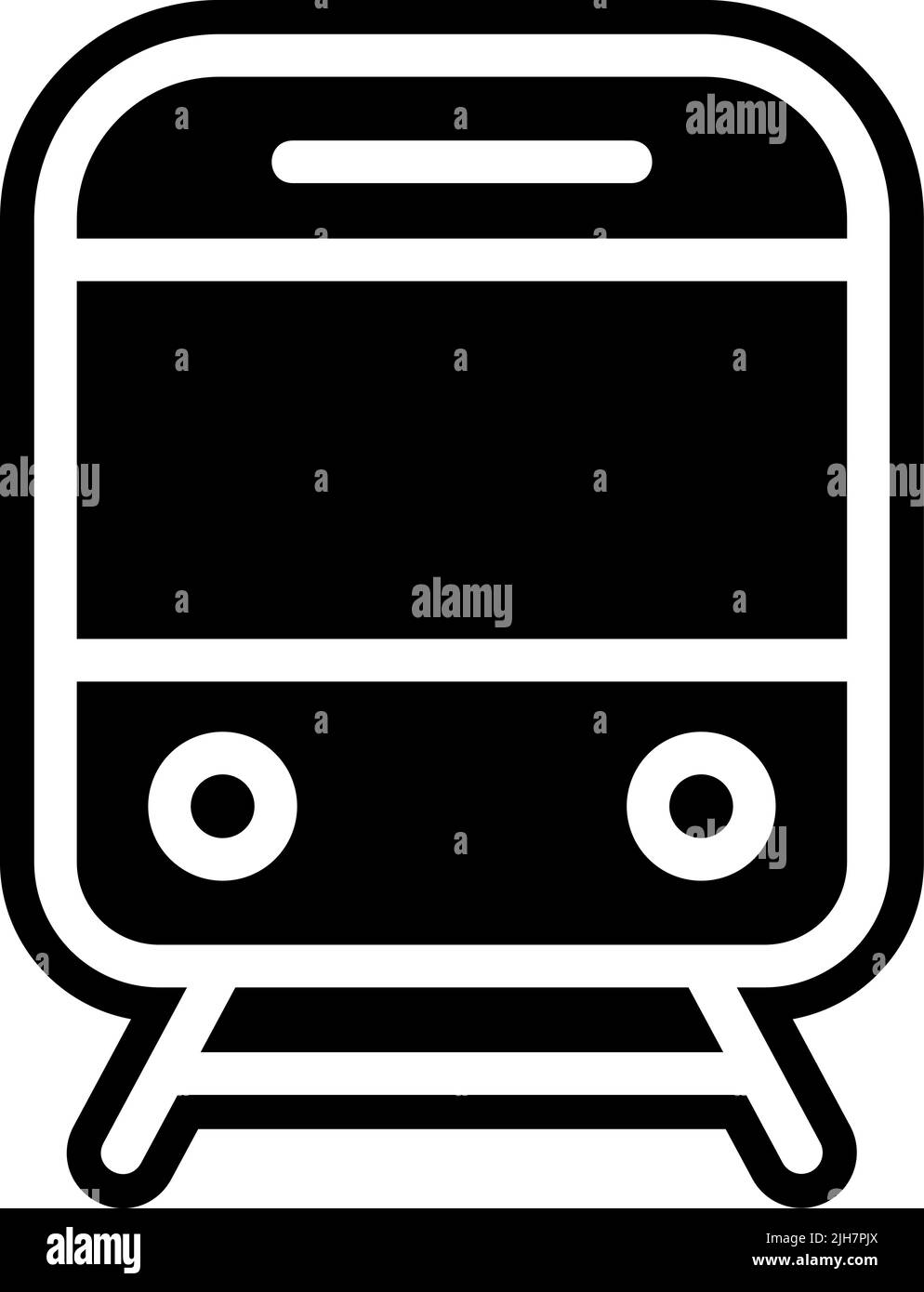 Icône train de Singapour Illustration de Vecteur