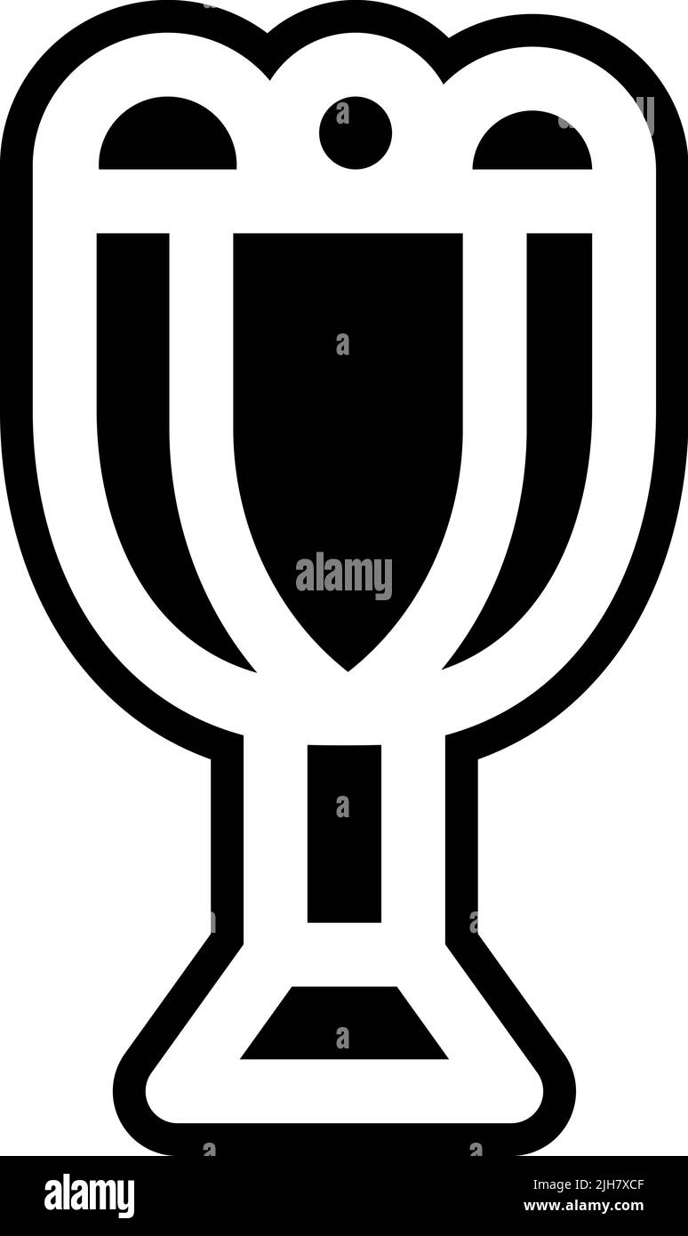 Récompense l'icône en or Illustration de Vecteur