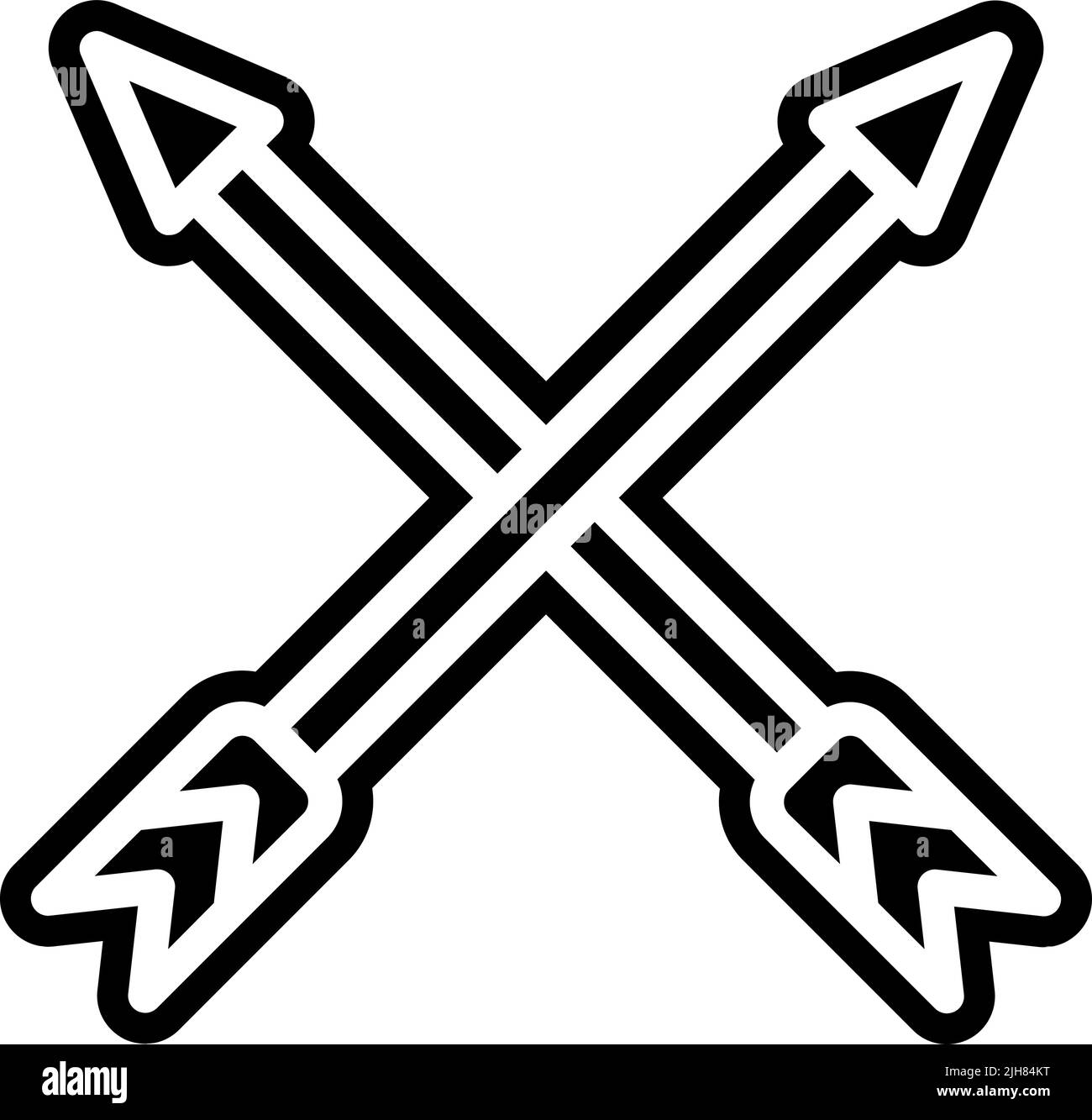 Icône de flèches de jeu Illustration de Vecteur