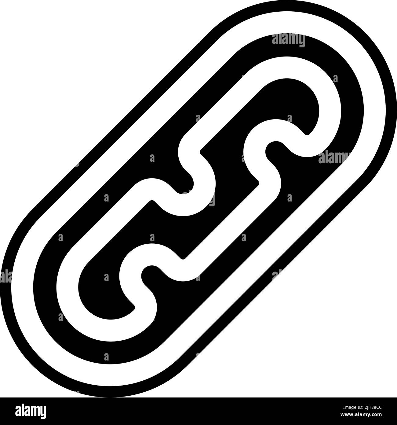 Miscellany santé mitochondrie icône Illustration de Vecteur