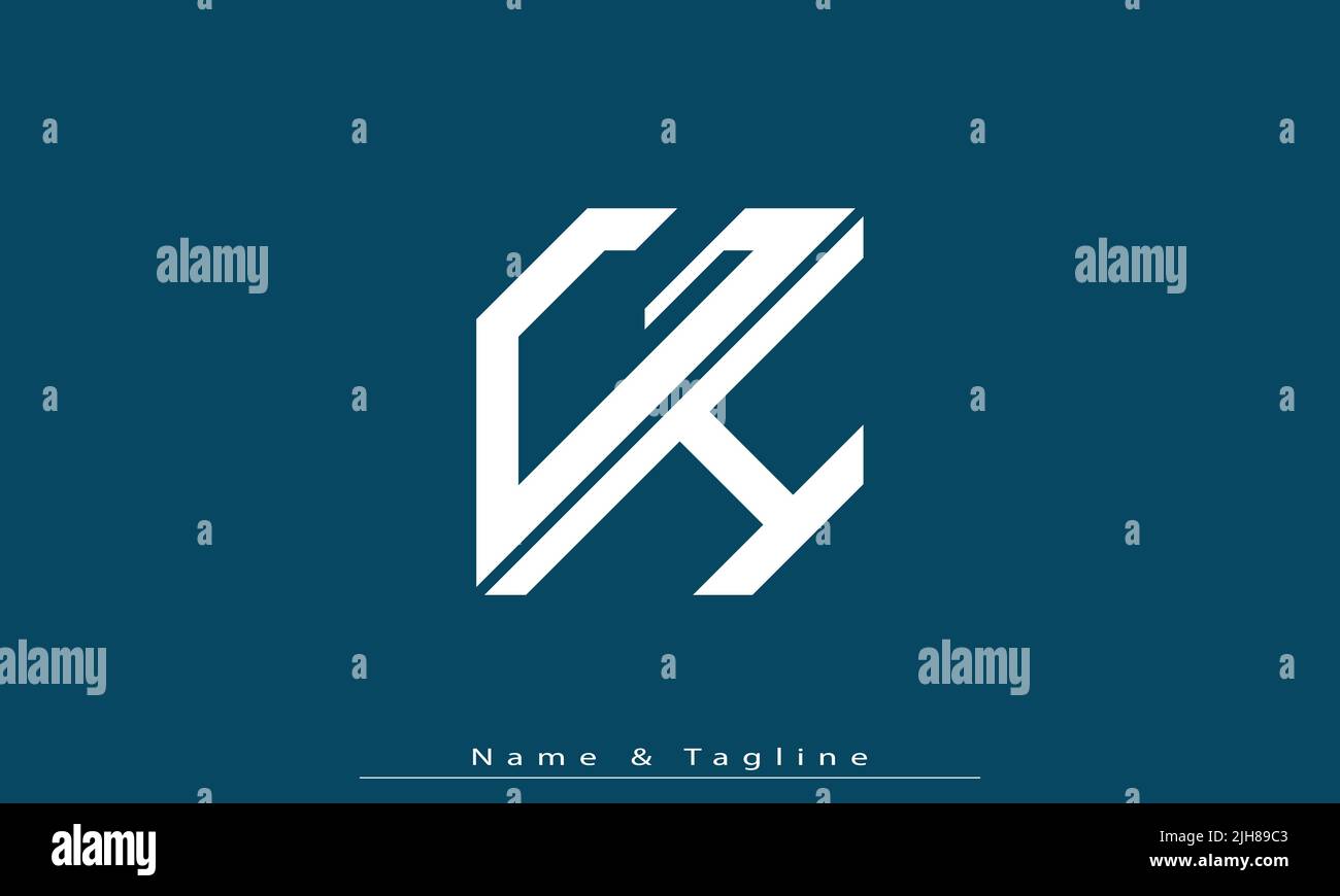 Lettres de l'alphabet initiales Monogram logo GH , HG Illustration de Vecteur