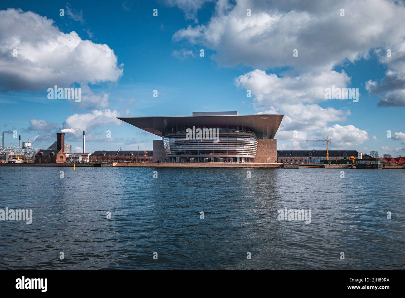 L'Opéra de Copenhague, Operaen, l'opéra national du Danemark à Holmen, Copenhague. C'est l'un des opéras les plus chers construit. Banque D'Images