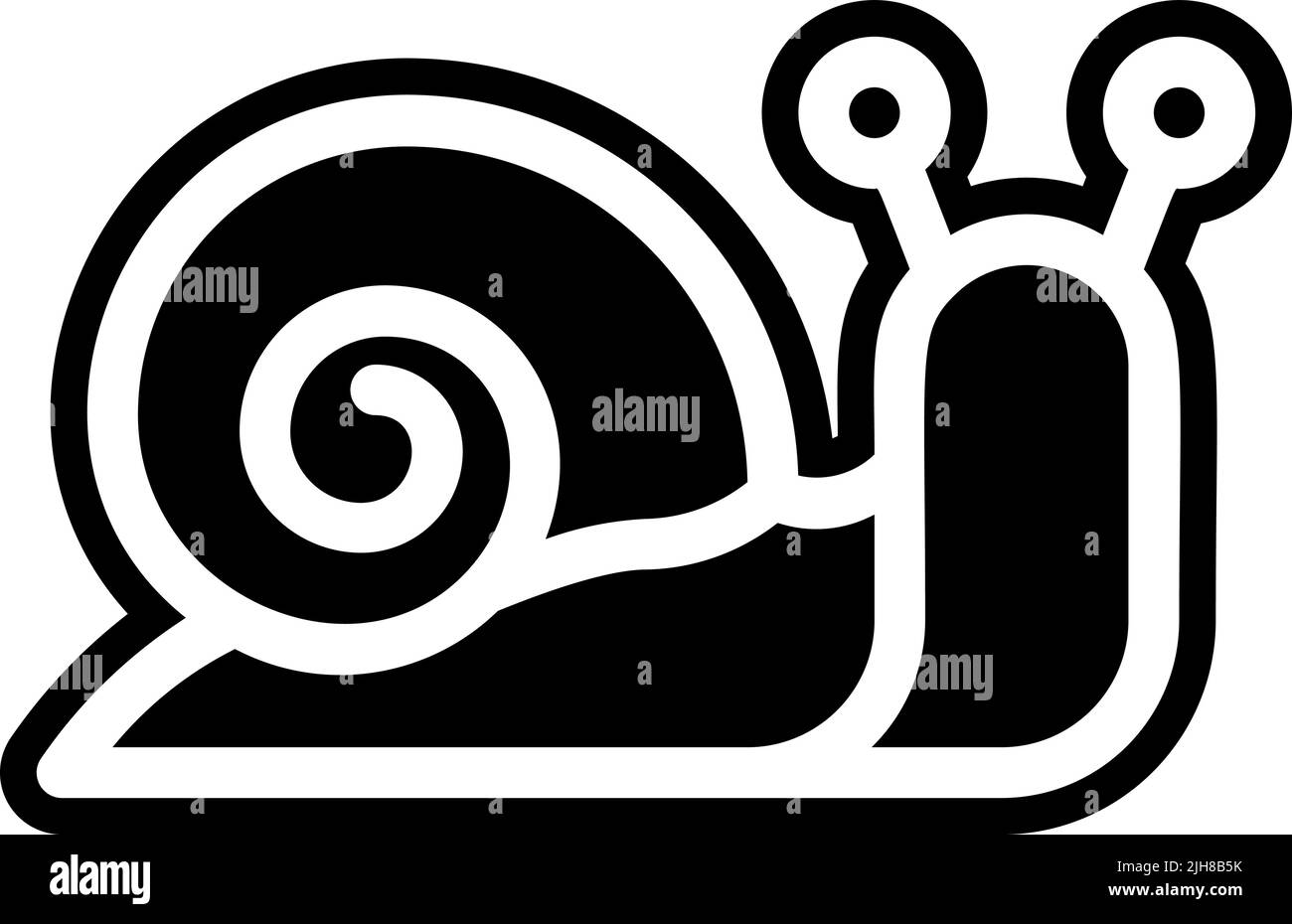 Icône d'escargot de ressort Illustration de Vecteur