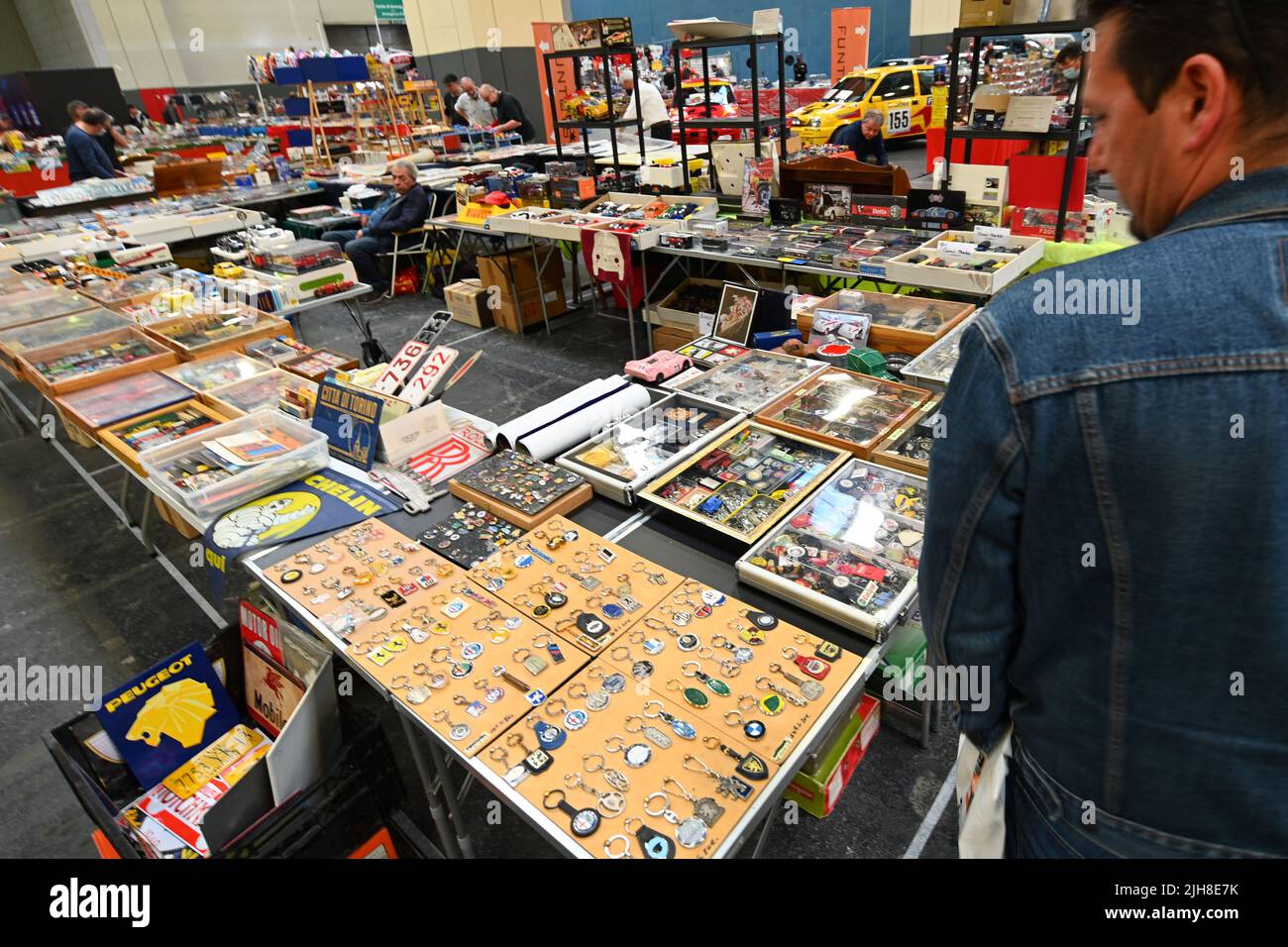 Stand de vente de voitures de collection pour collectionneurs et passionnés Banque D'Images