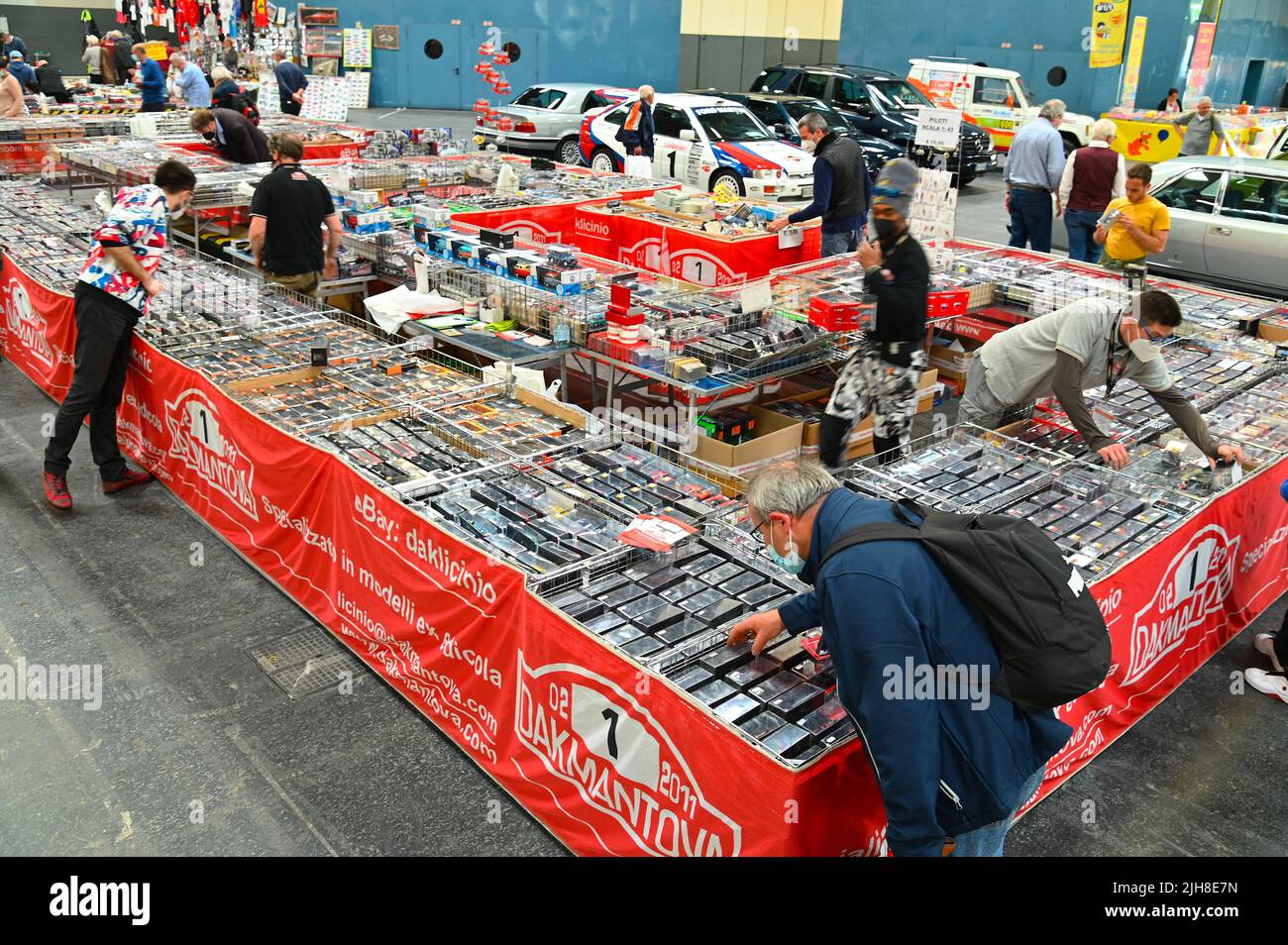 Stand de vente de voitures de collection pour collectionneurs et passionnés Banque D'Images