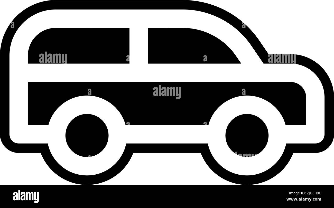 Icône de voiture écologique de transport Illustration de Vecteur