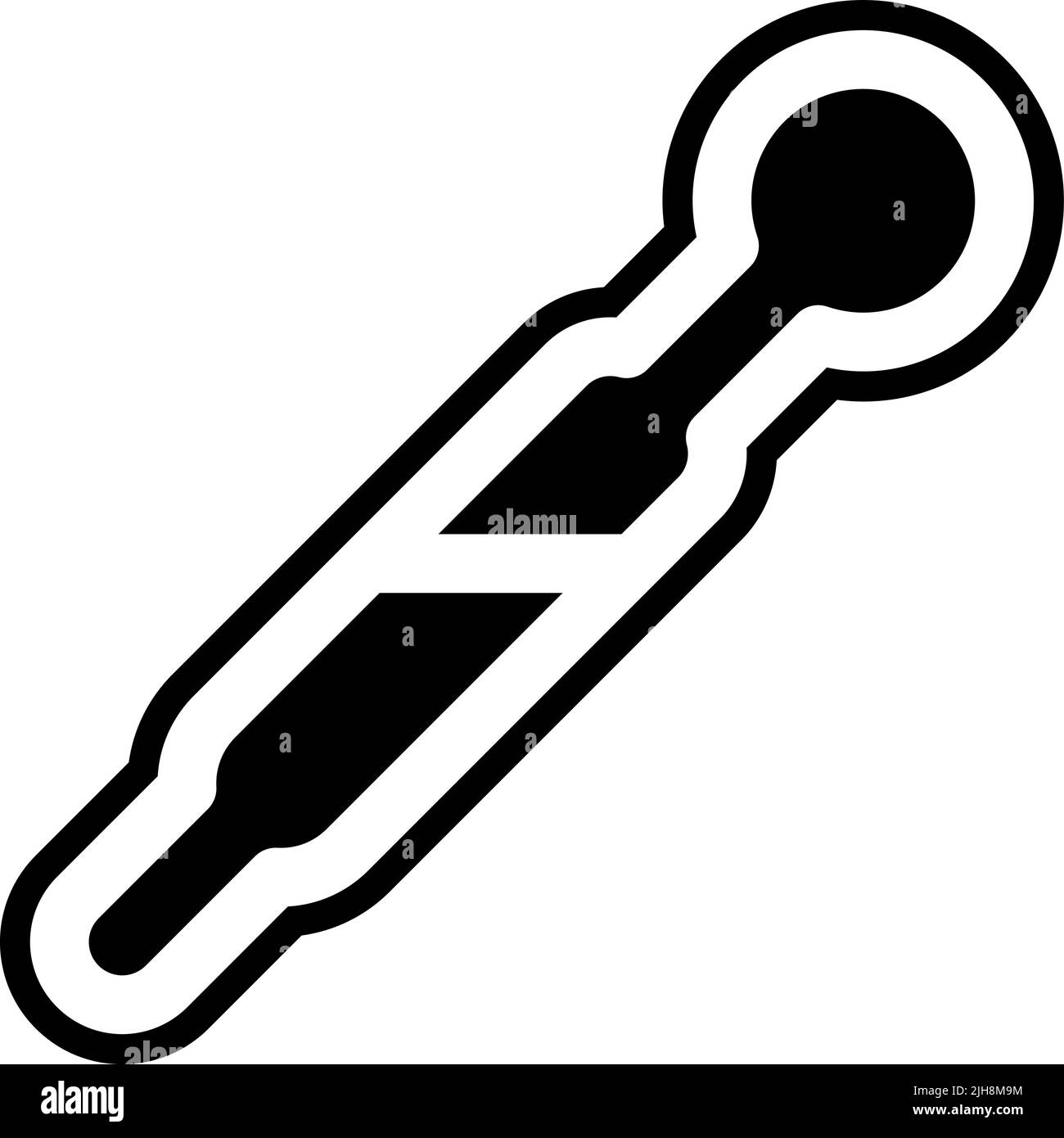 Icône de pipette de vaccination Illustration de Vecteur