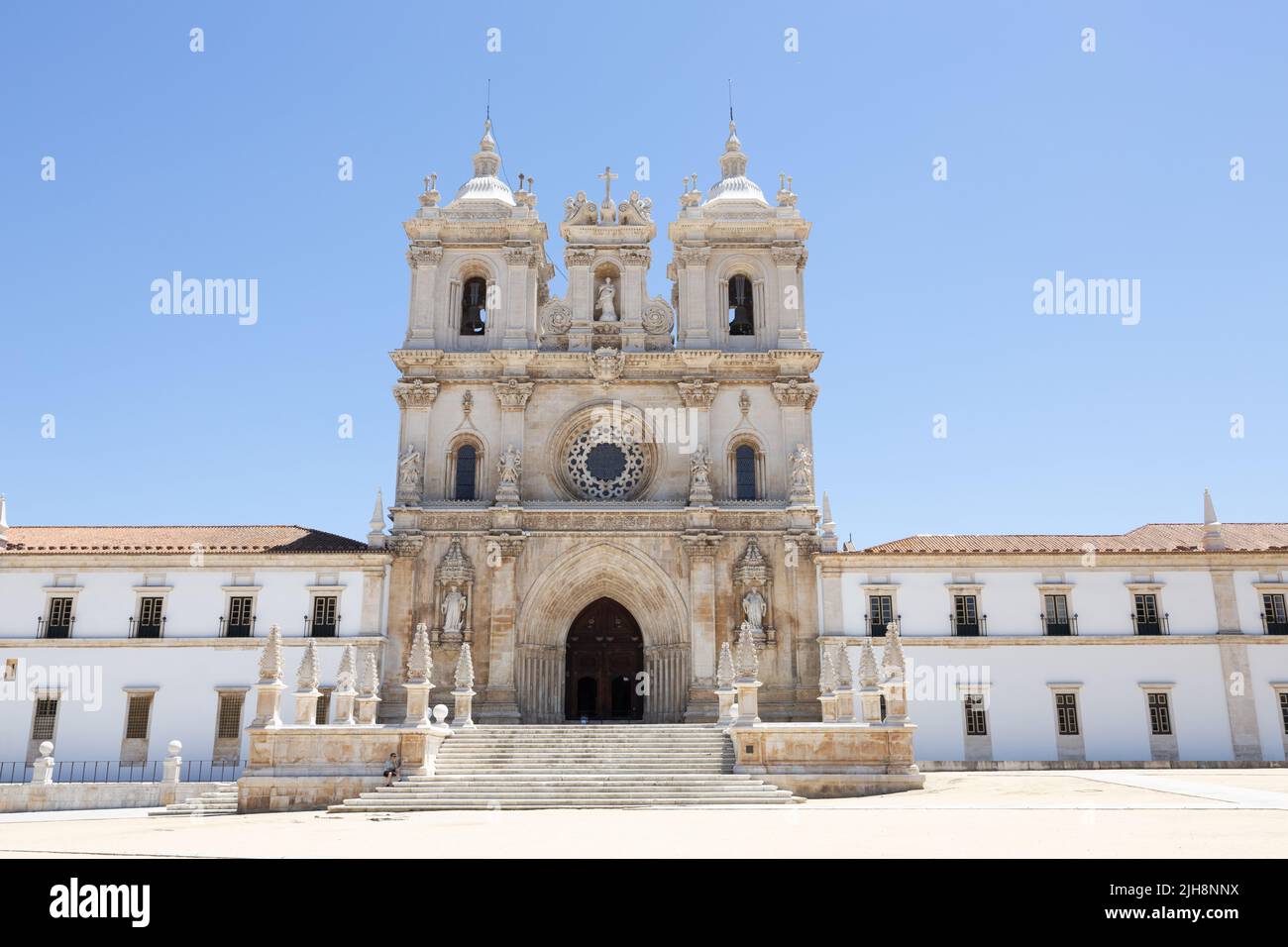 Le monastère d'Alcobaça, Portugal. Banque D'Images