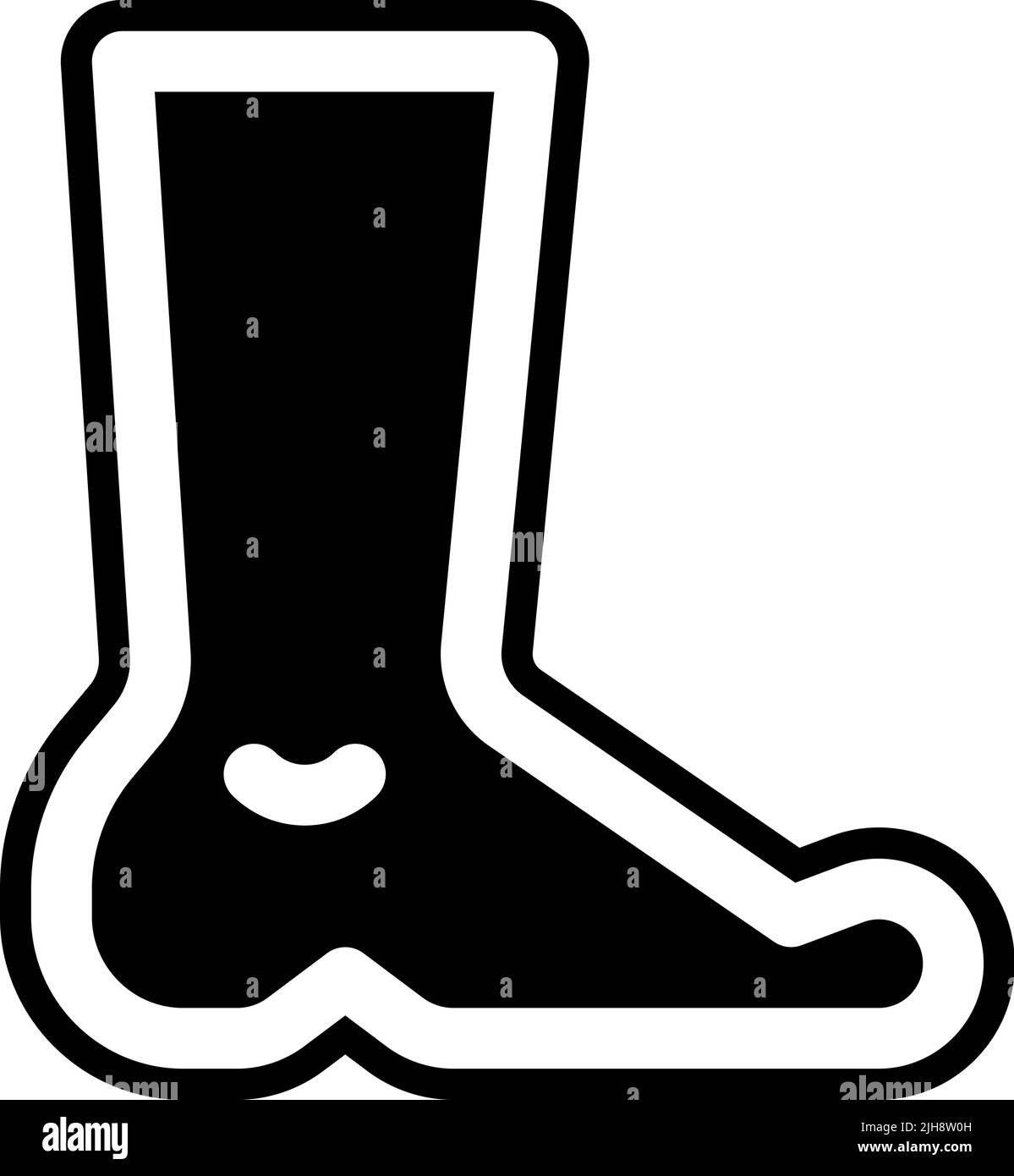 Pied d'Égypte . Illustration de Vecteur