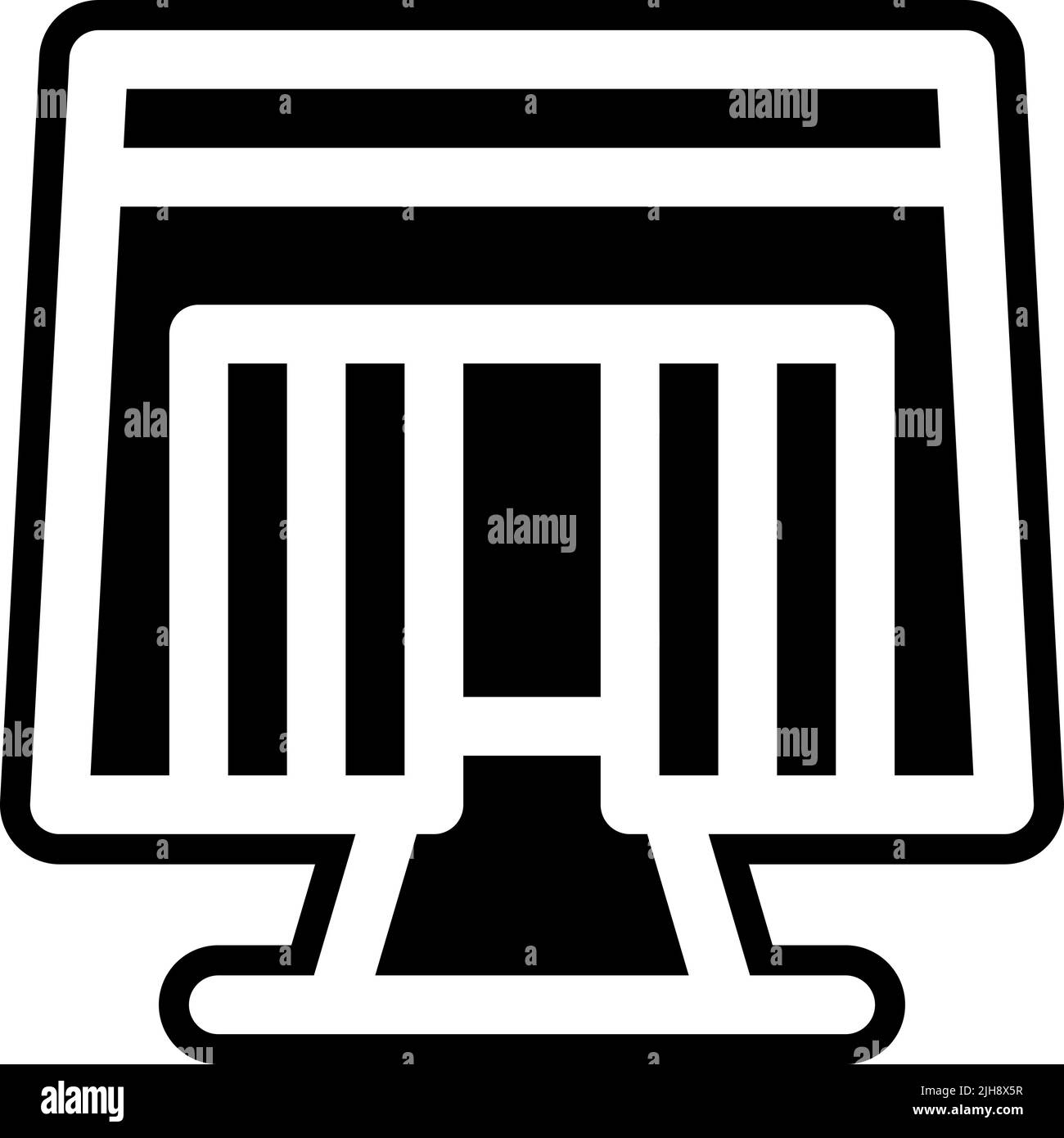 Égypte temple de hathor . Illustration de Vecteur