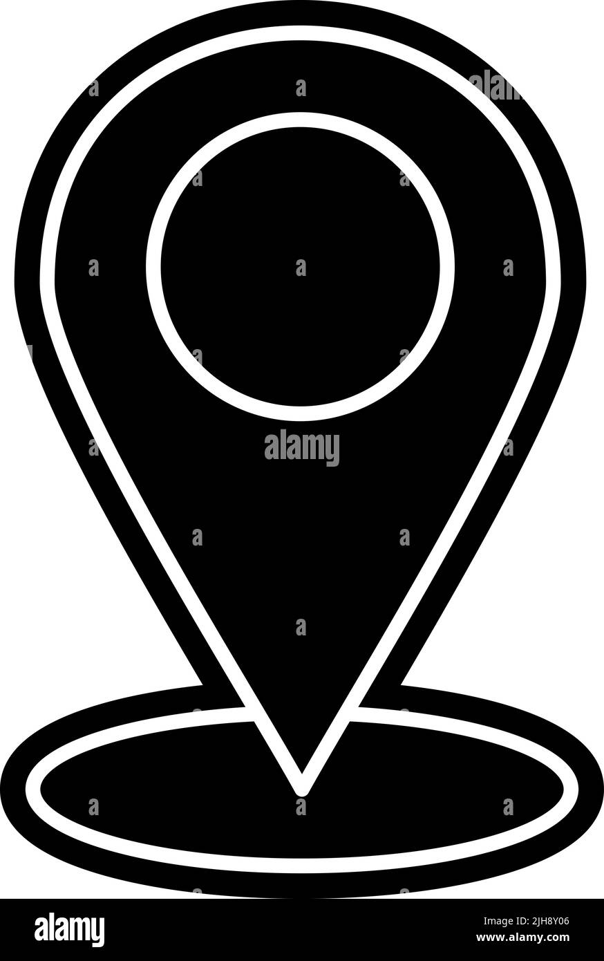 Emplacement essentiel . Illustration de Vecteur