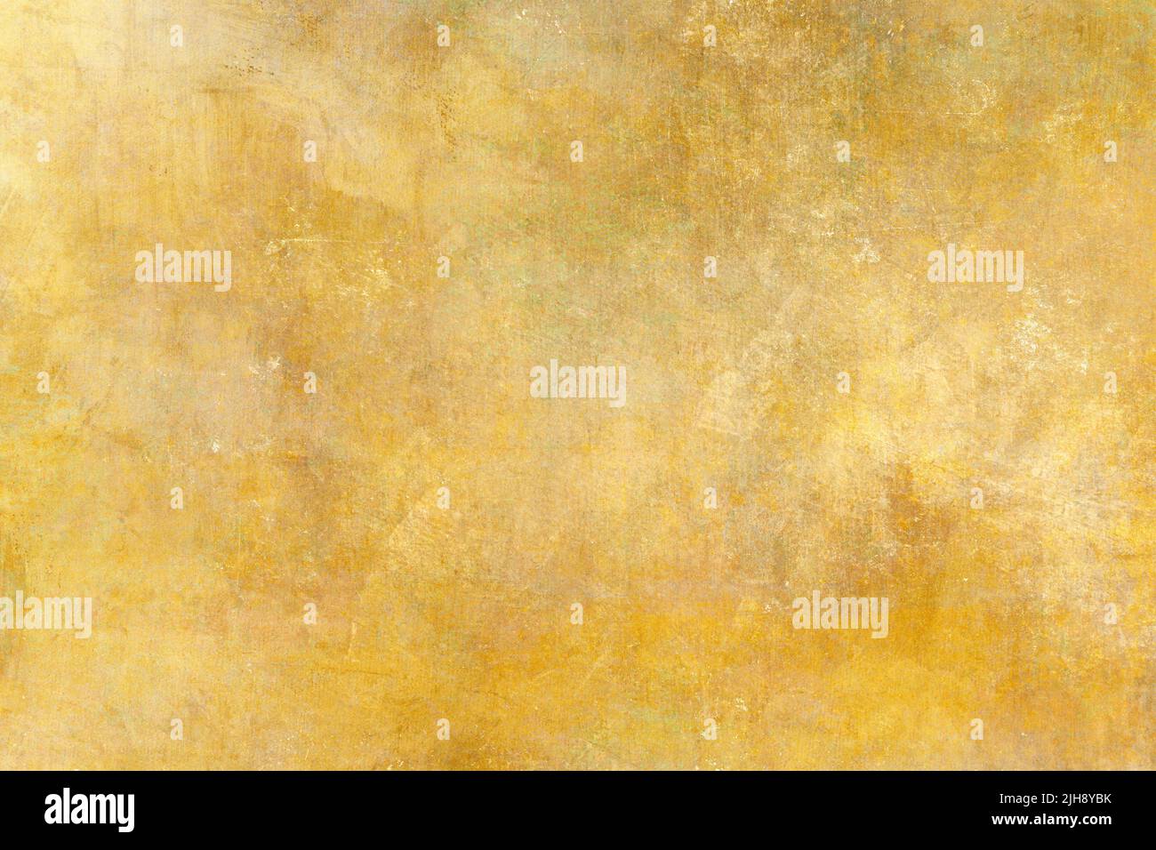Toile d'arrière-plan dorée aspect vieilli texture grunge Banque D'Images