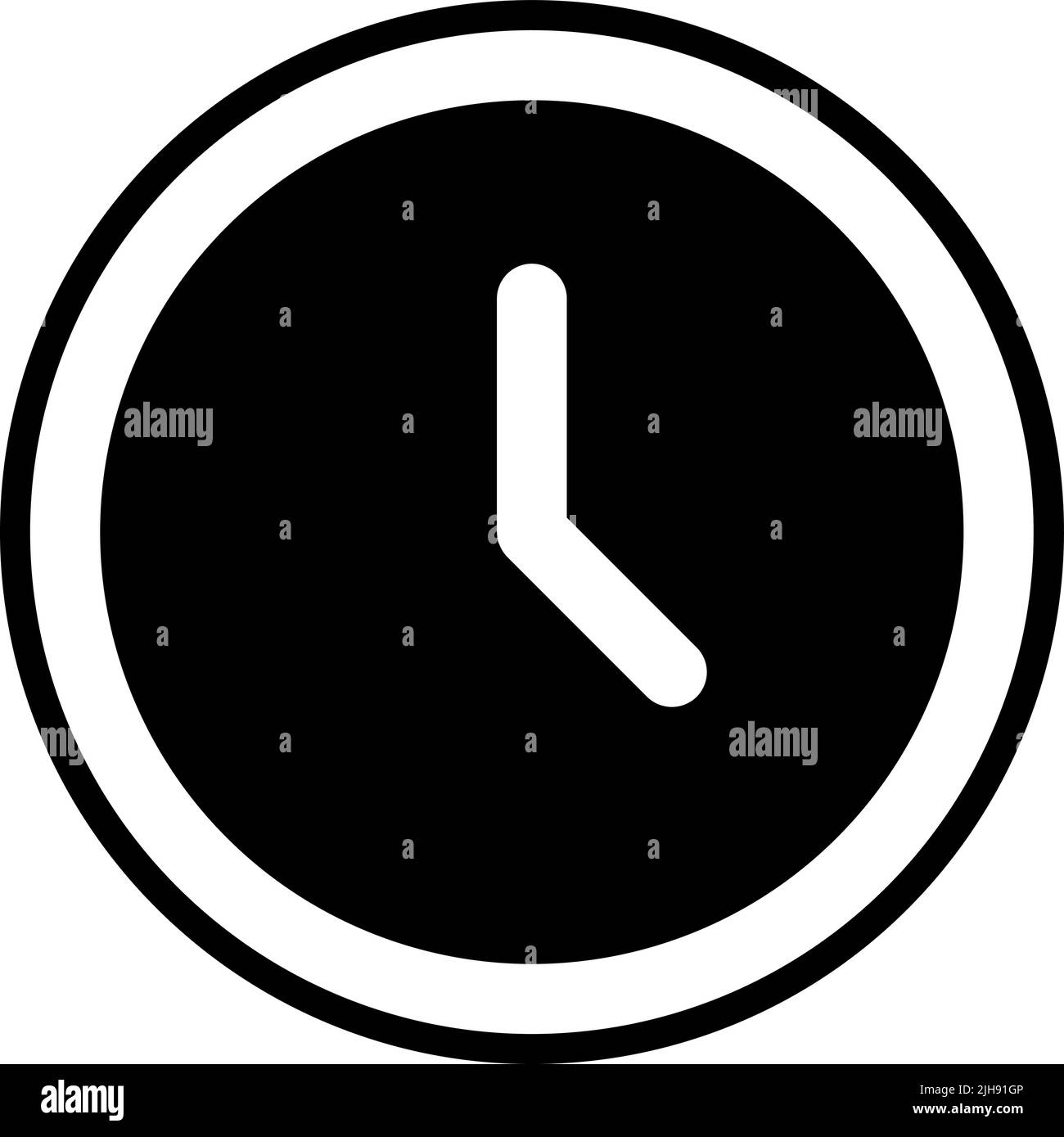 Écran d'accueil applications horloge Image Vectorielle Stock - Alamy