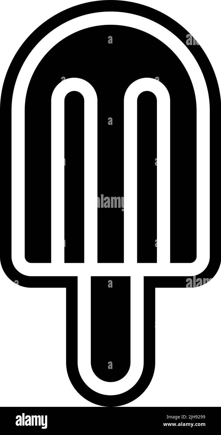 Crème glacée de vacances . Illustration de Vecteur