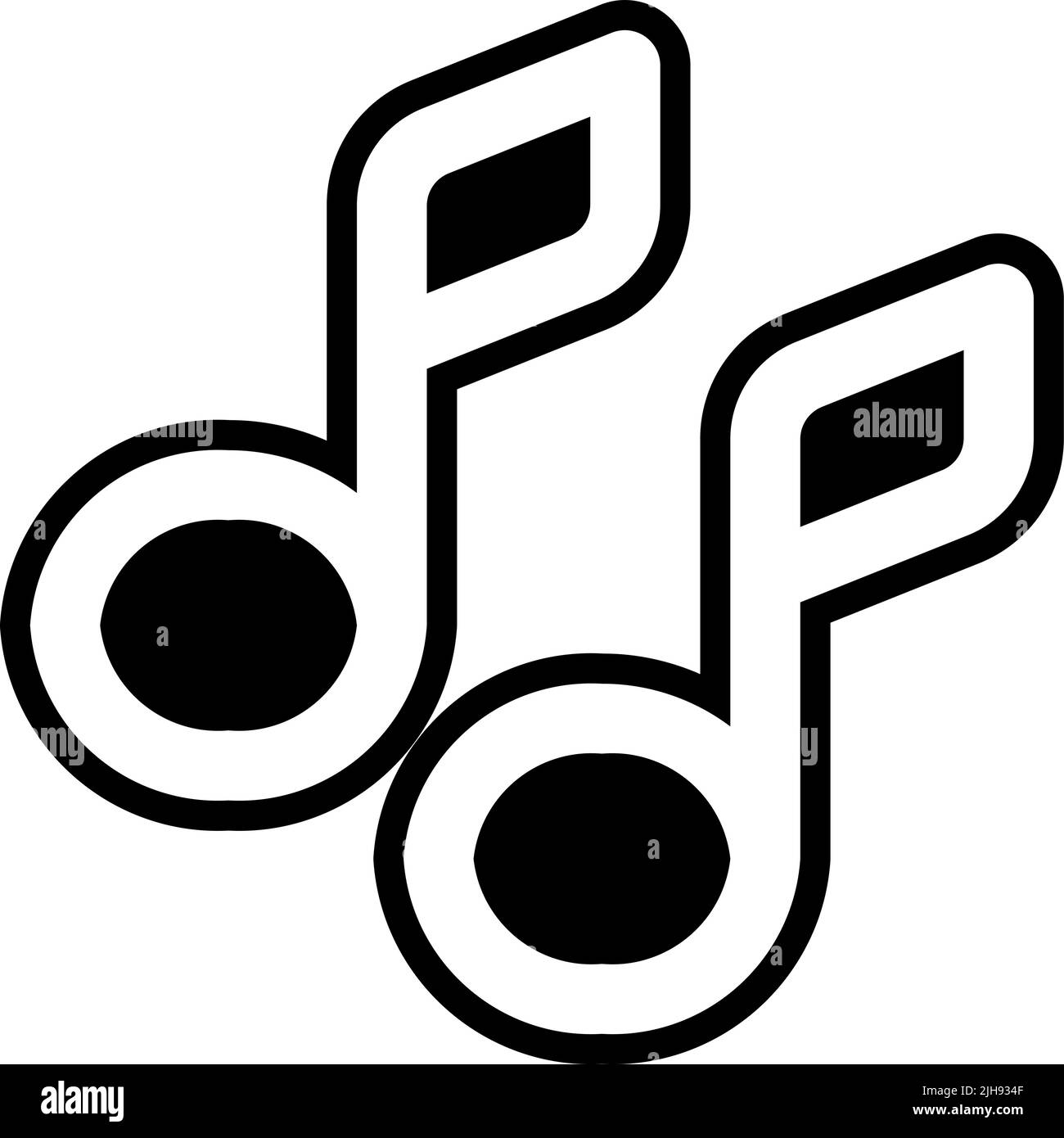 Écran d'accueil applications musique . Illustration de Vecteur