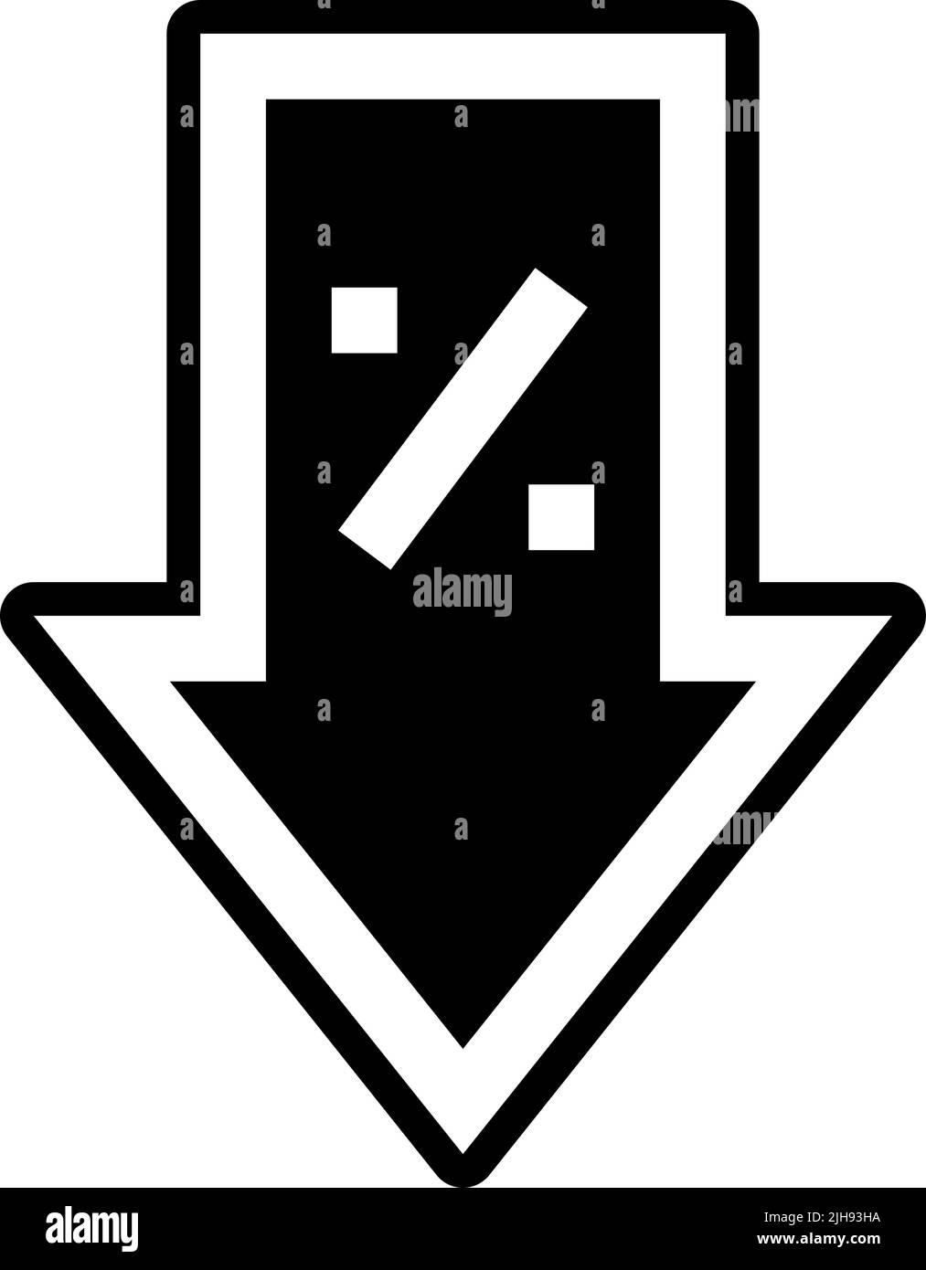 Augmenter et diminuer diminuer . Illustration de Vecteur