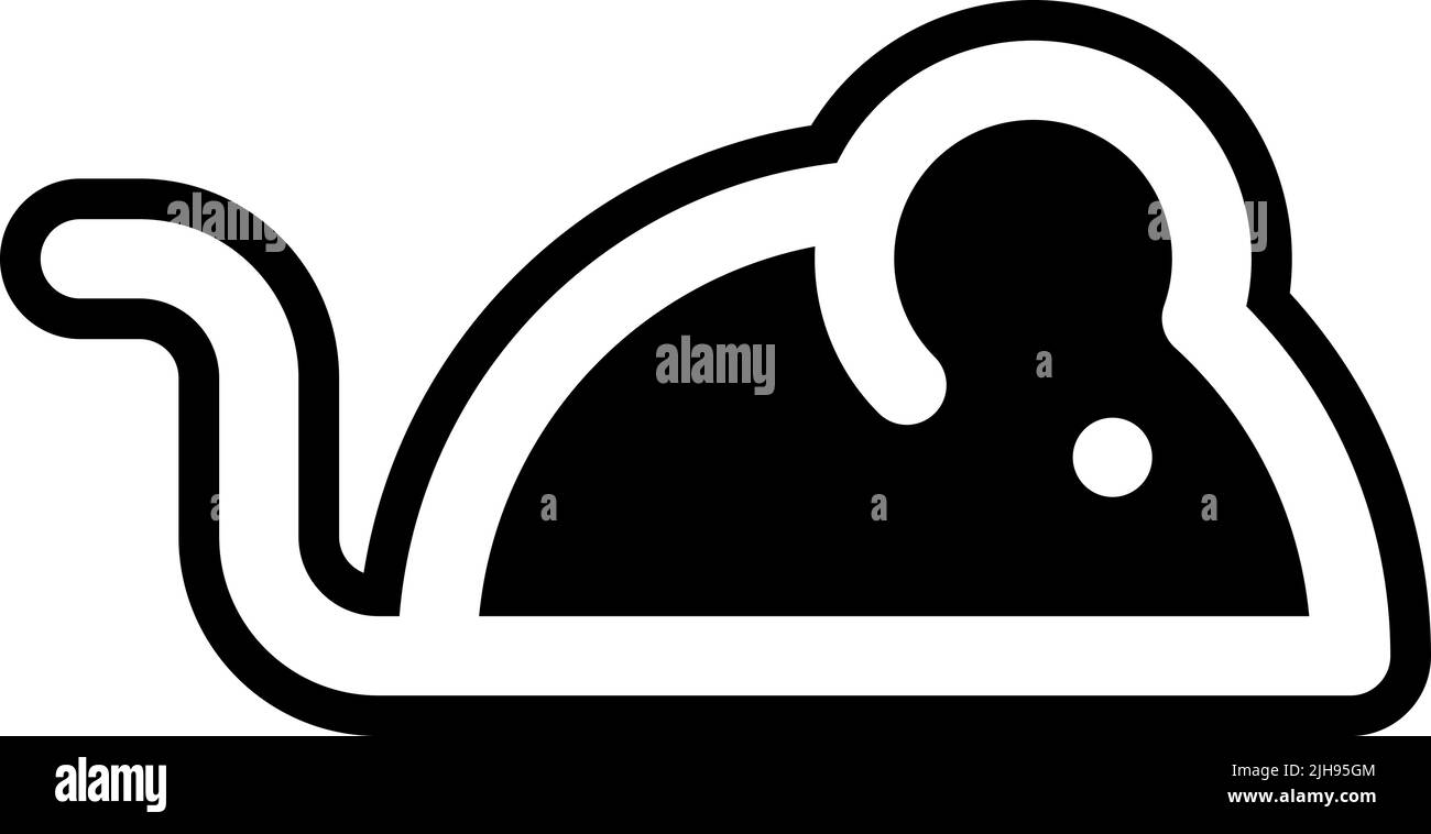 Souris nature . Illustration de Vecteur