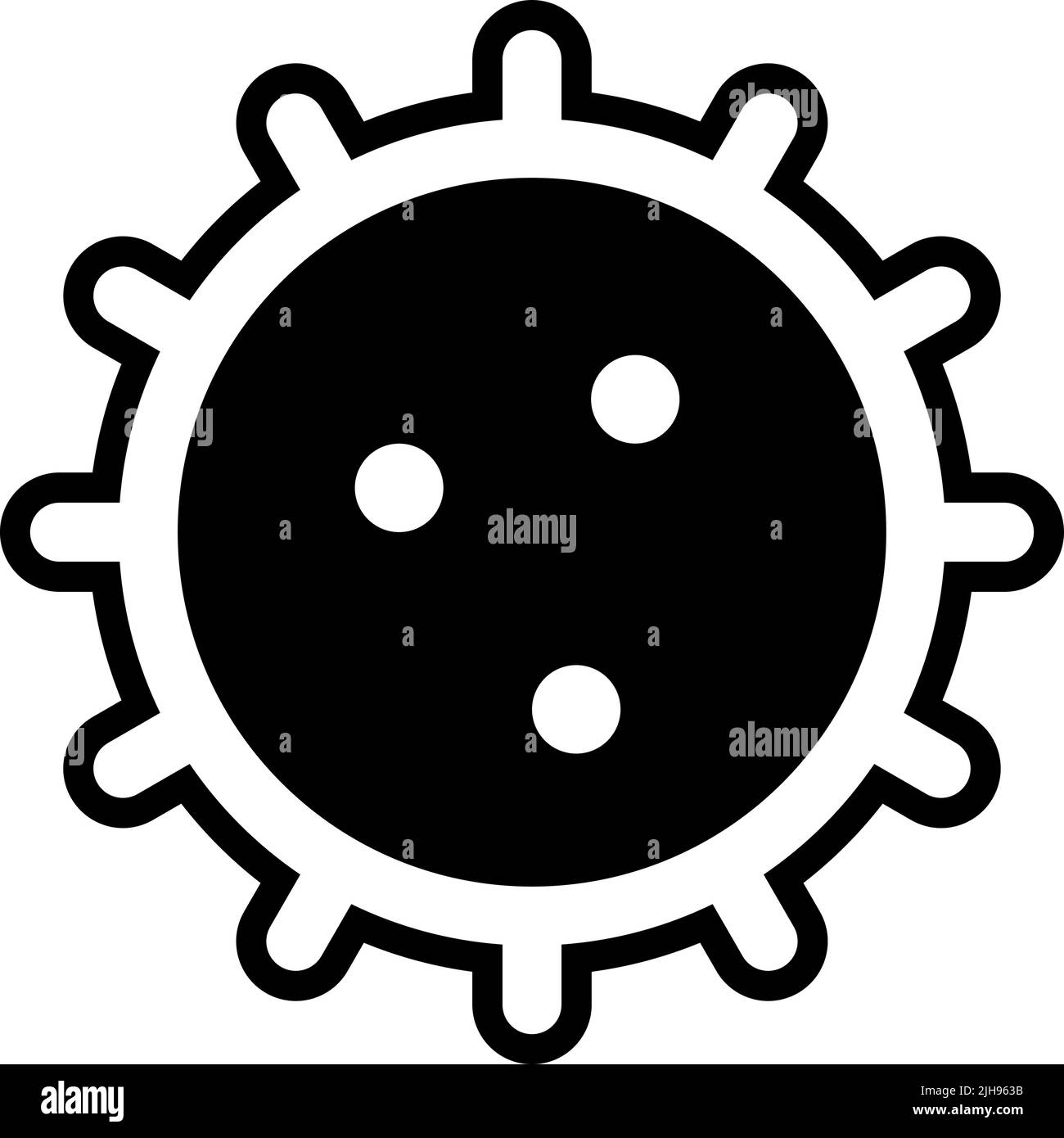 Bactéries de la nature . Illustration de Vecteur
