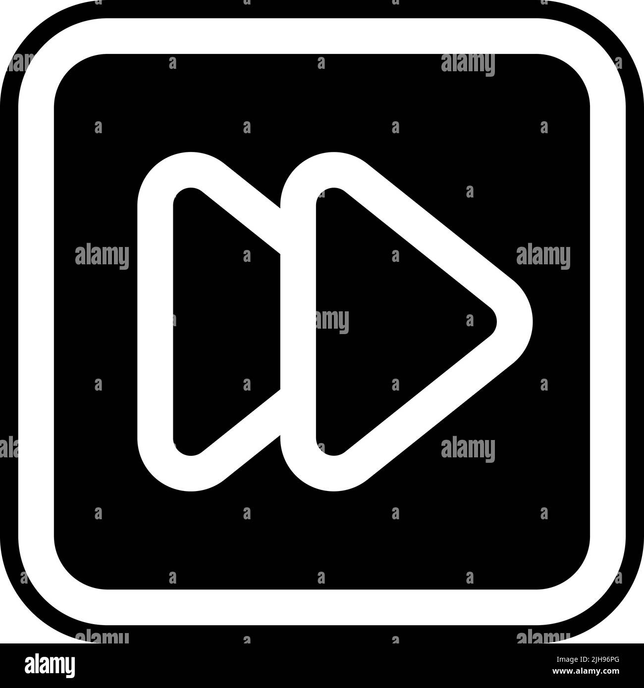 Podcast avance rapide . Illustration de Vecteur