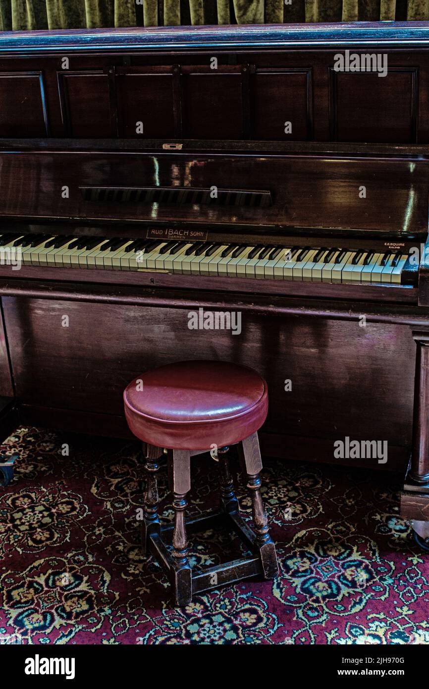 Piano au pub Lord Clyde, Clennan Street, Southwark, Londres, Angleterre, ROYAUME-UNI Banque D'Images