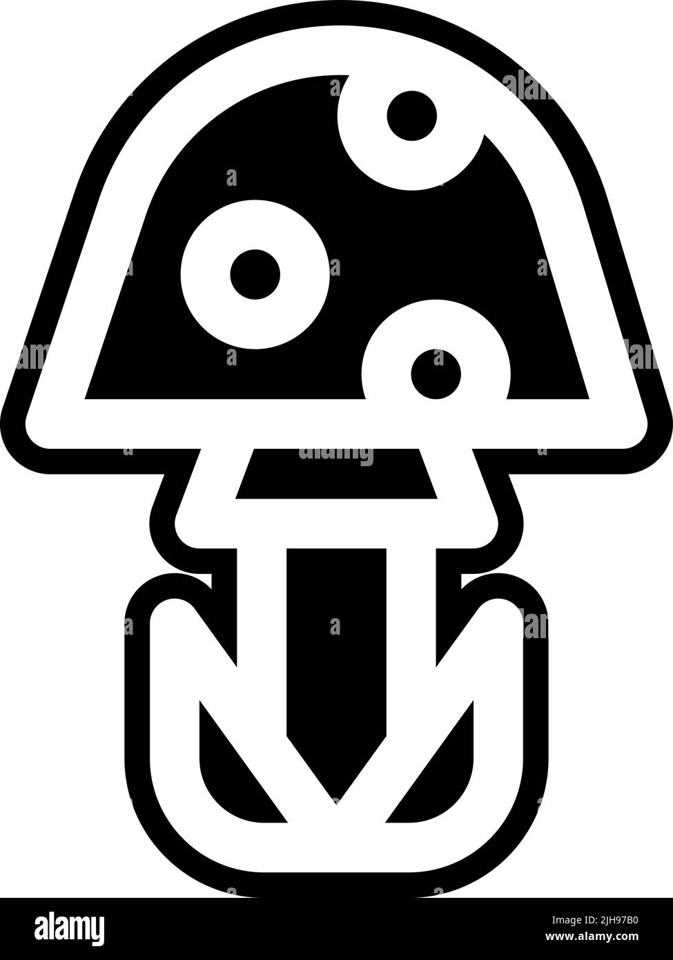 Russie champignon . Illustration de Vecteur