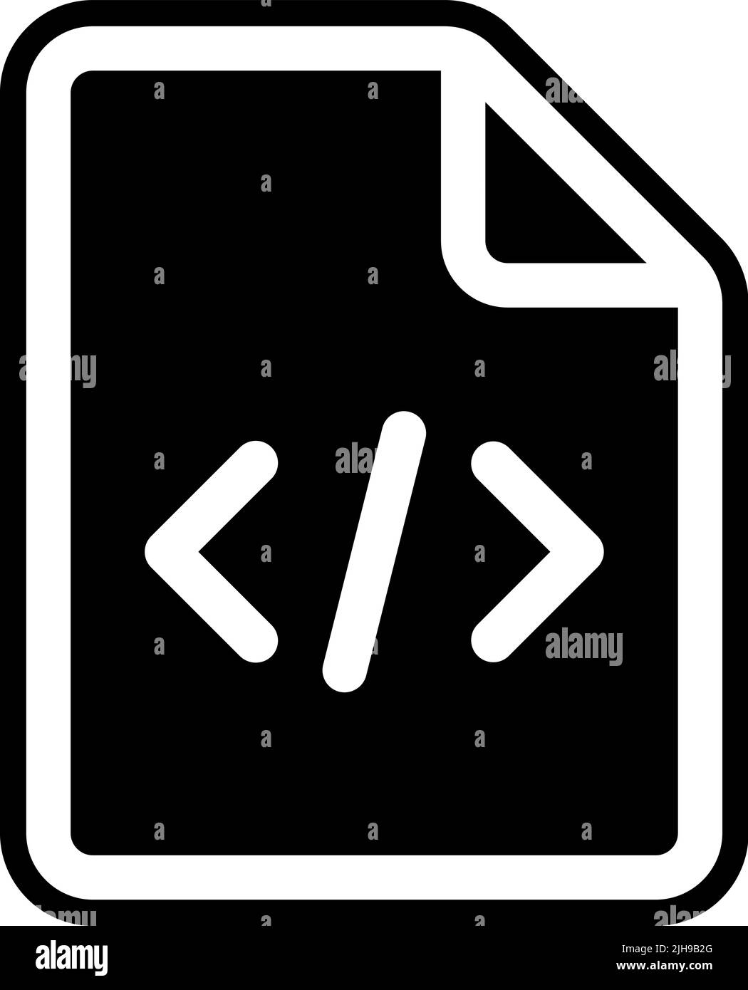 Code de développement Web . Illustration de Vecteur