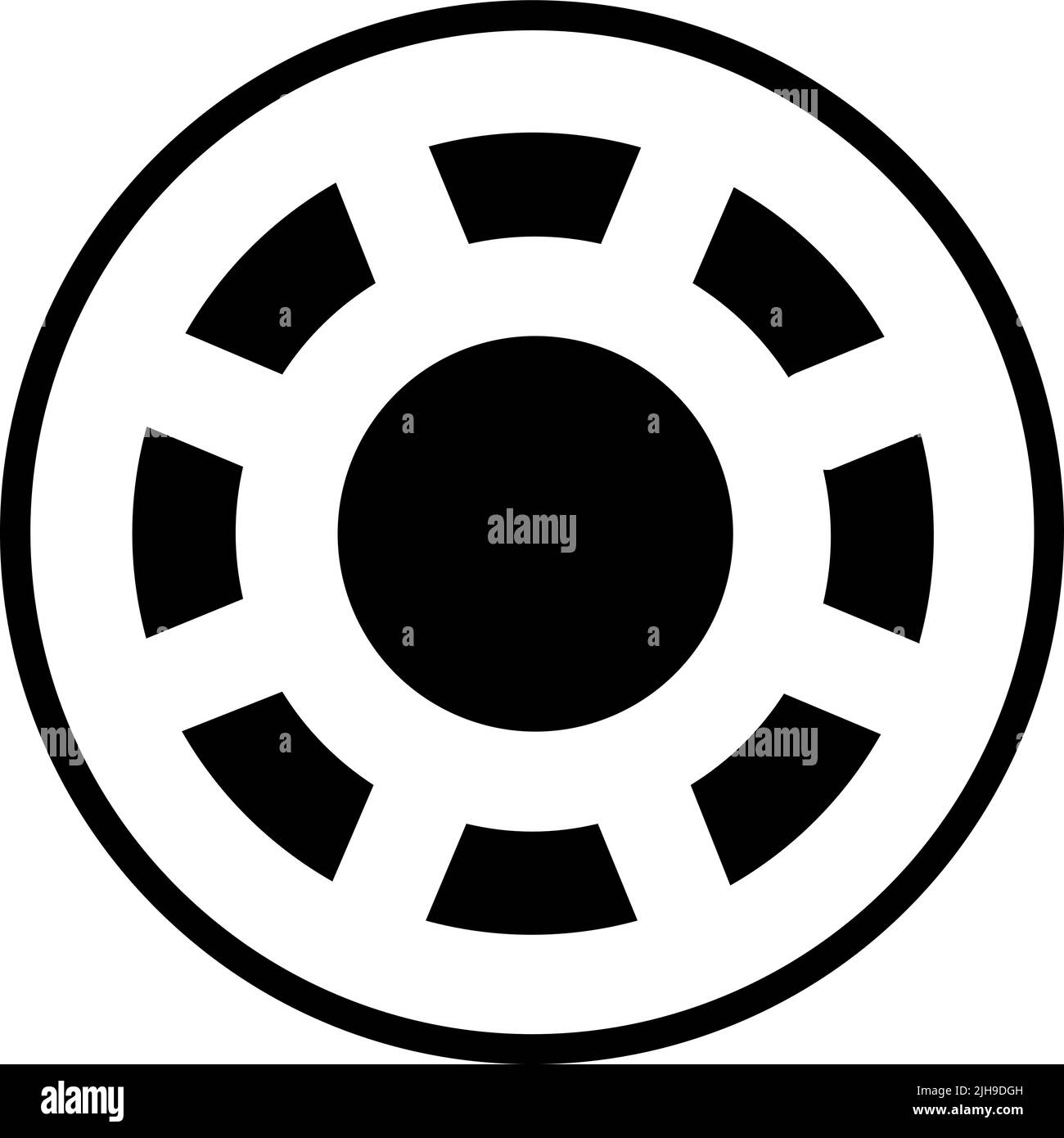 Design graphique roue de couleur . Illustration de Vecteur