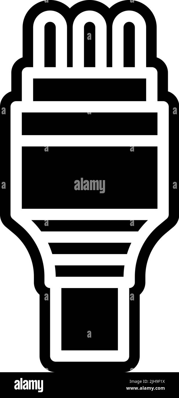 Types de connecteur psu . Illustration de Vecteur