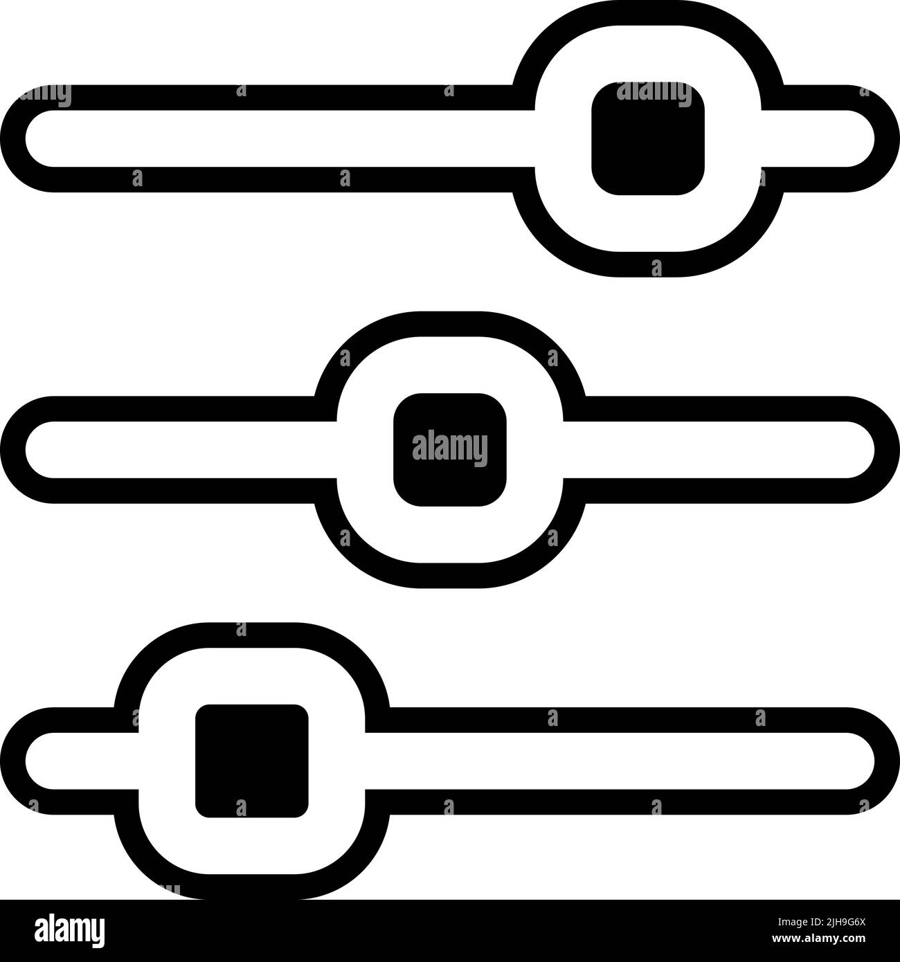 Contrôles de l'interface utilisateur Essentials . Illustration de Vecteur